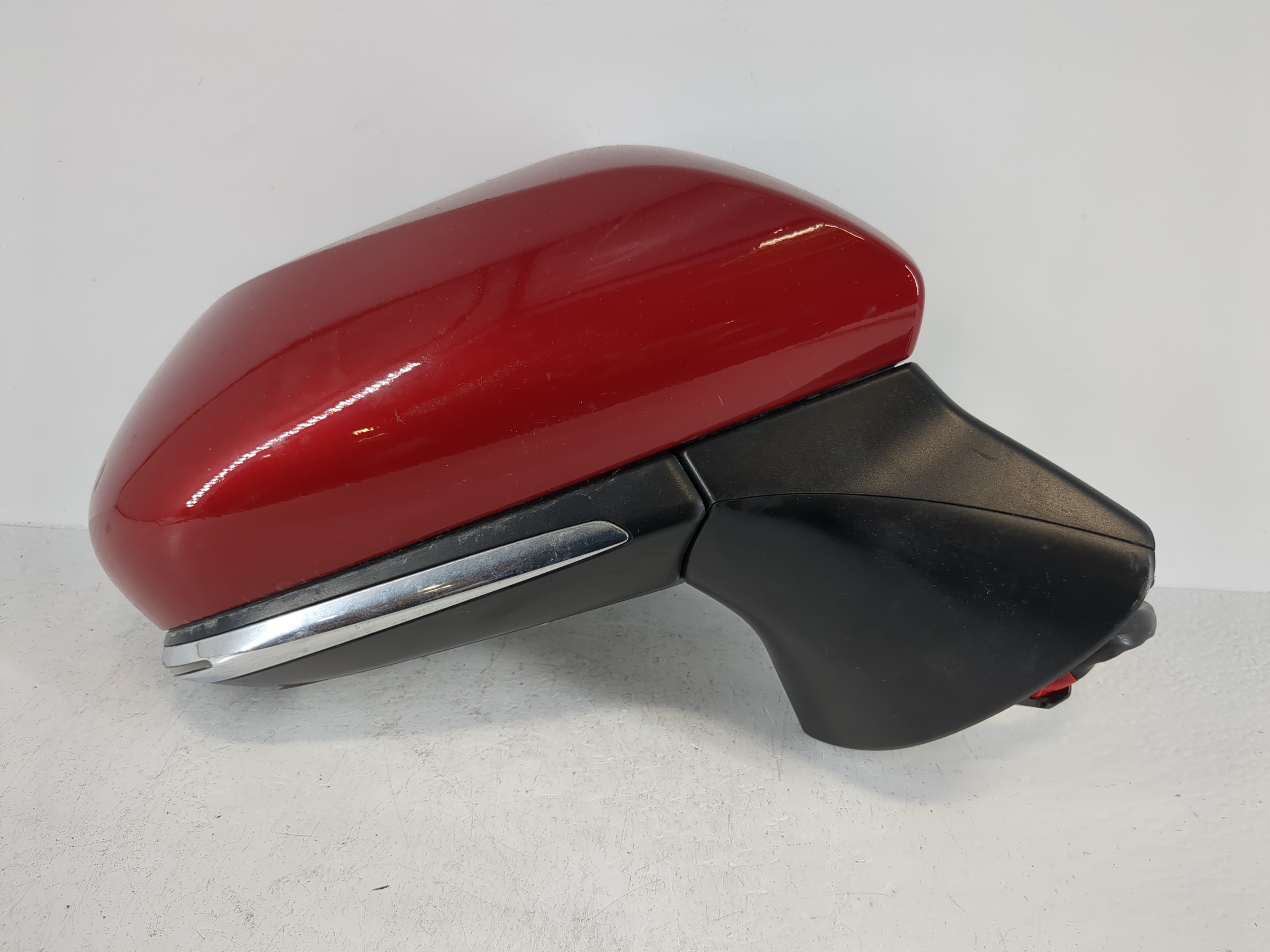 2018-2022 Toyota Camry Passenger Right Side View Power Door Mirror Red 1090194 - Oemusedautoparts1.com