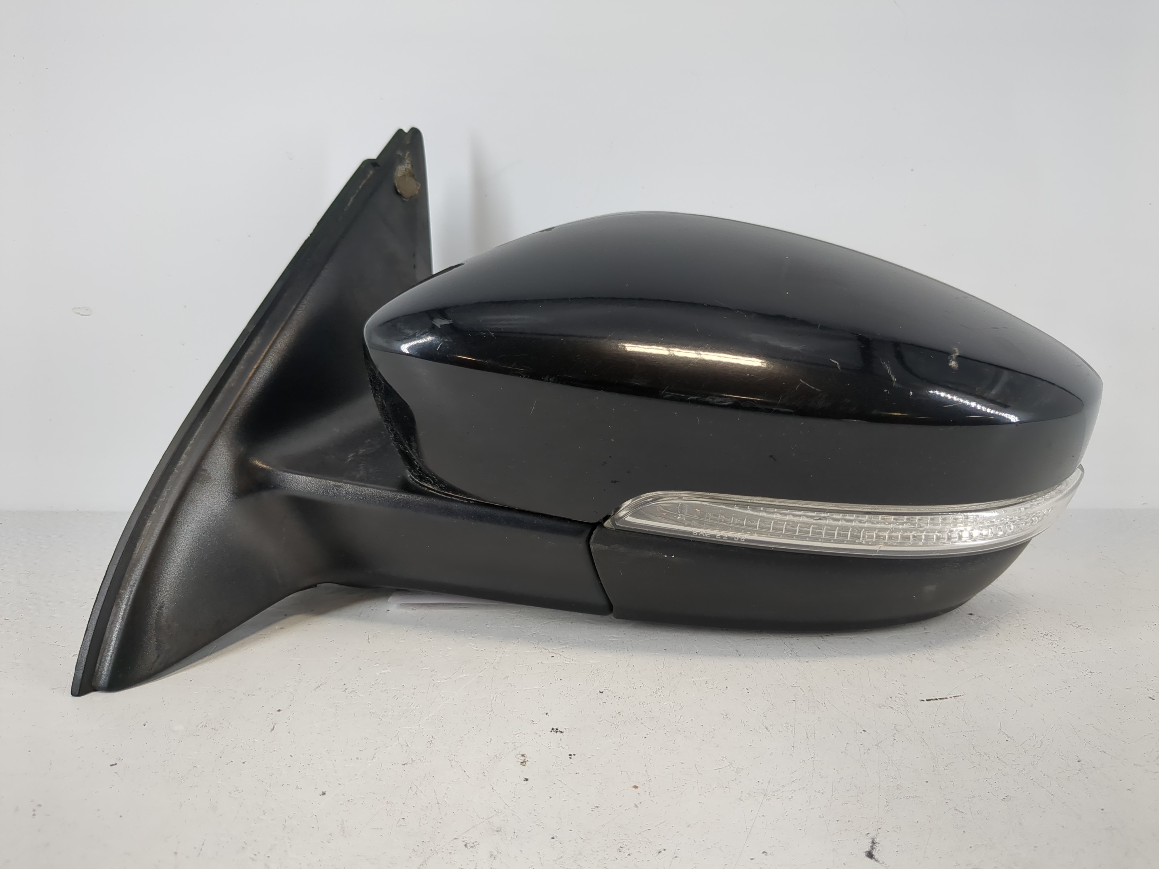 2011-2016 Volkswagen Jetta Driver Left Side View Power Door Mirror Black 1090250 - Oemusedautoparts1.com