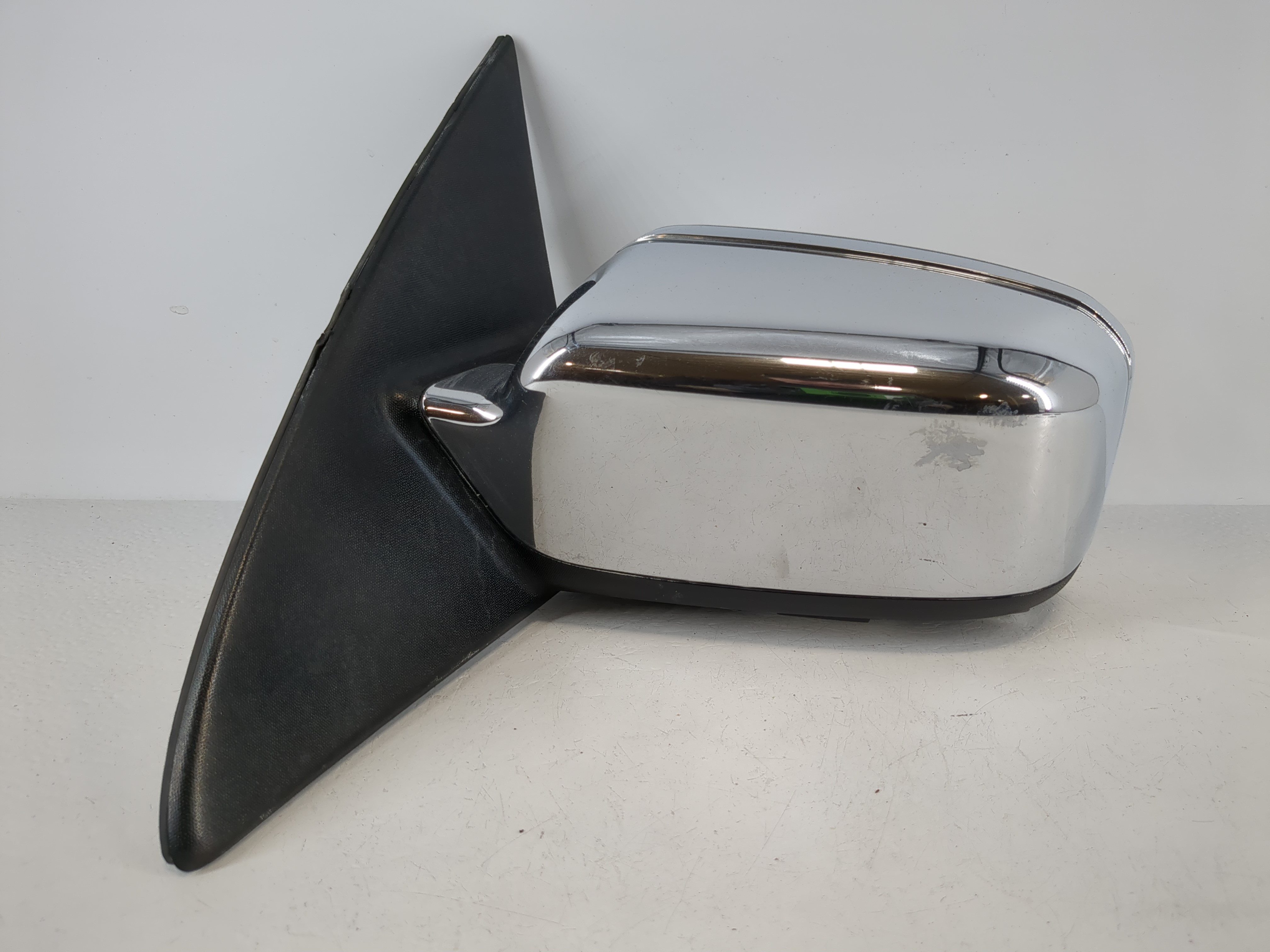 2007-2010 Lincoln Mkz Driver Left Side View Power Door Mirror Chrome 1090290 - Oemusedautoparts1.com
