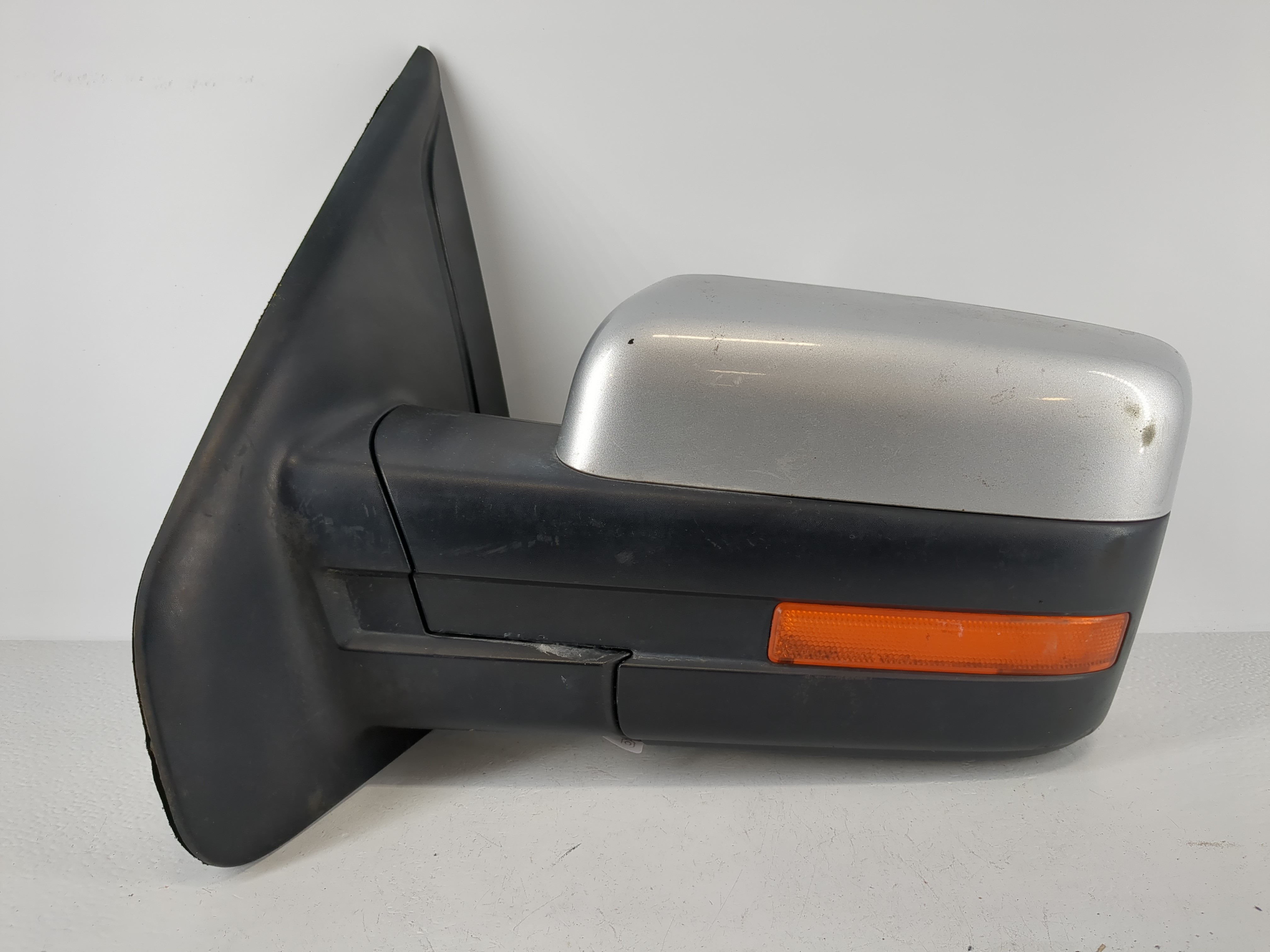2011-2014 Ford F-150 Driver Left Side View Power Door Mirror Grey 1090295 - Oemusedautoparts1.com
