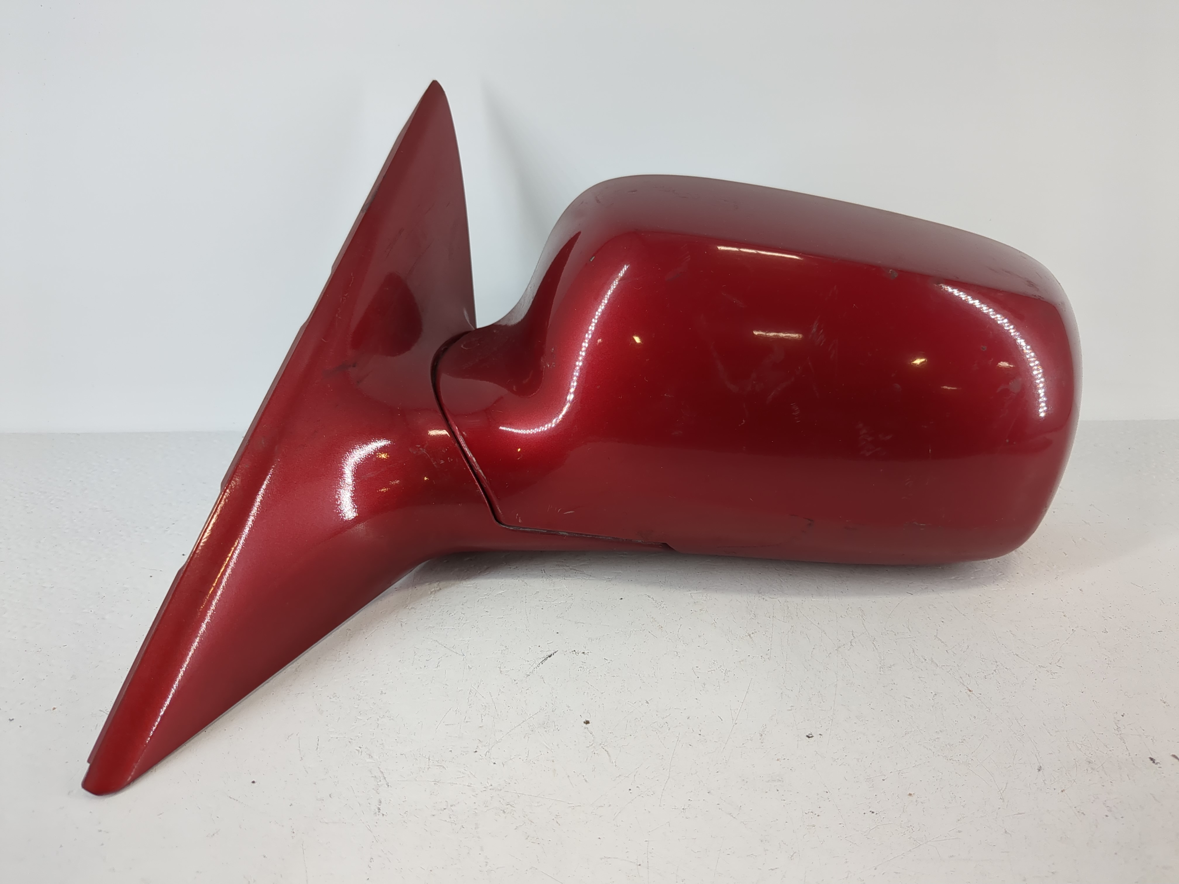 2006-2008 Cadillac Dts Driver Left Side View Power Door Mirror Red 1090306 - Oemusedautoparts1.com