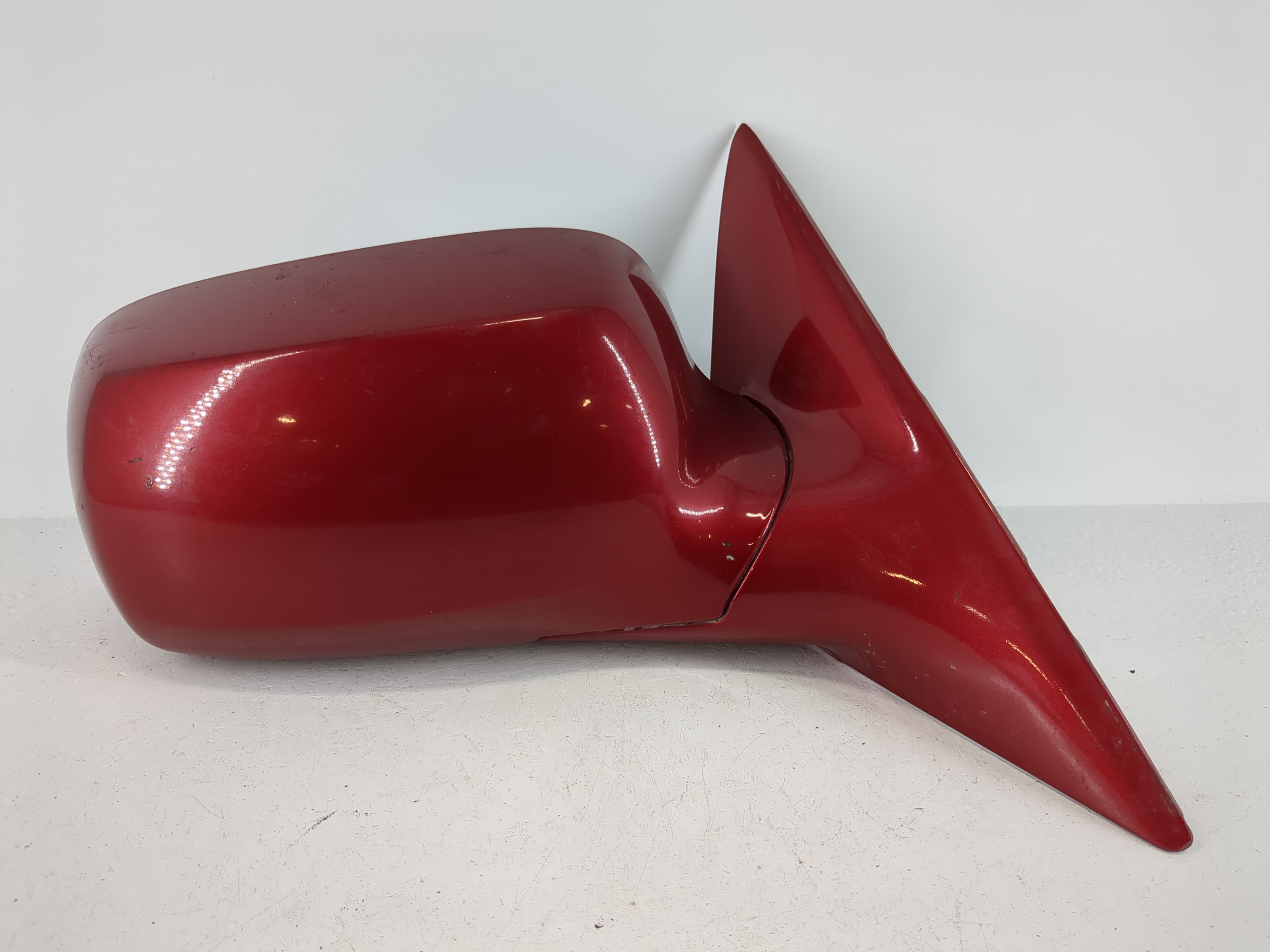 2006-2008 Cadillac Dts Passenger Right Side View Power Door Mirror Red 1090314 - Oemusedautoparts1.com