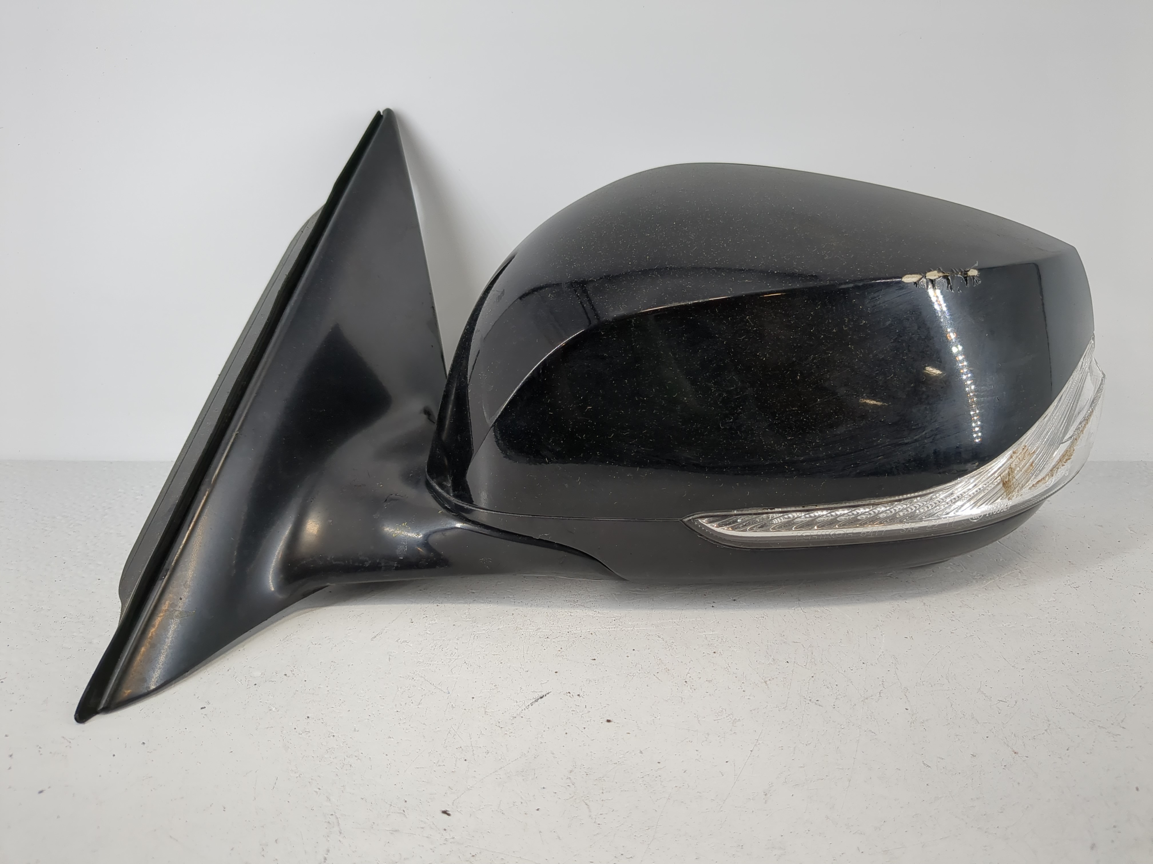 2016-2017 Infiniti Q50 Driver Left Side View Power Door Mirror Black 1090336 - Oemusedautoparts1.com