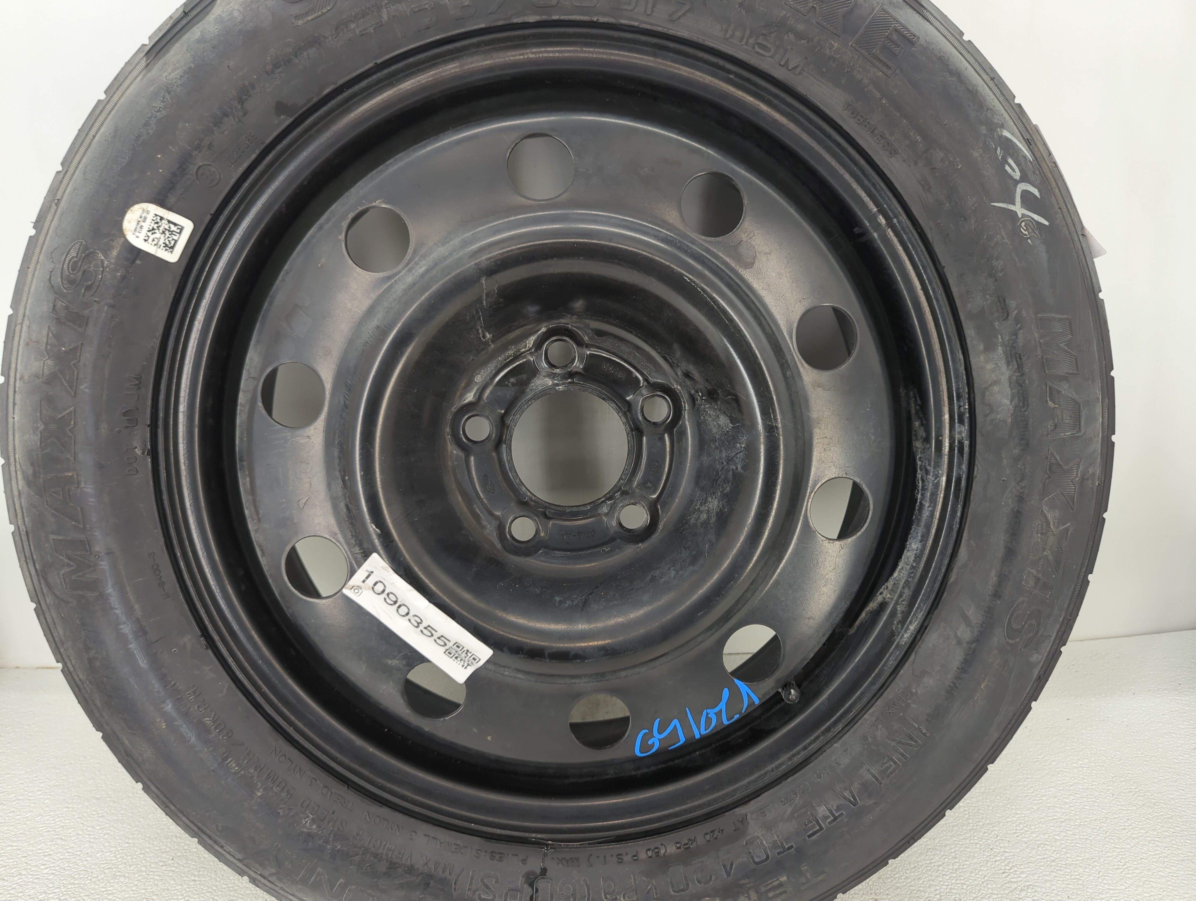 Picture of 2010-2014 Ford Edge Spare Donut Tire Wheel Rim Oem 1090355