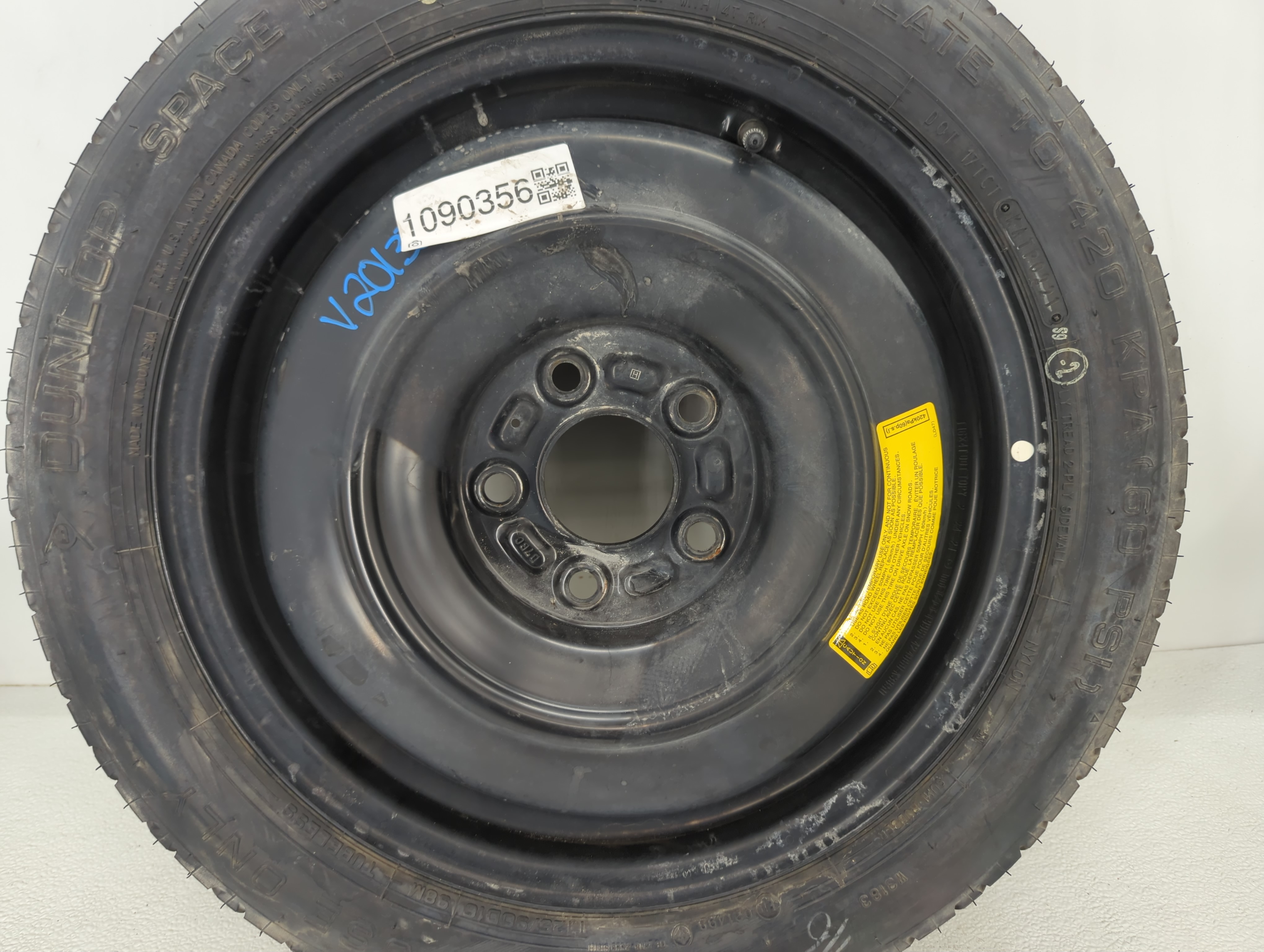 2016-2022 Mazda Cx-3 Spare Donut Tire Wheel Rim Oem 1090356 - Oemusedautoparts1.com