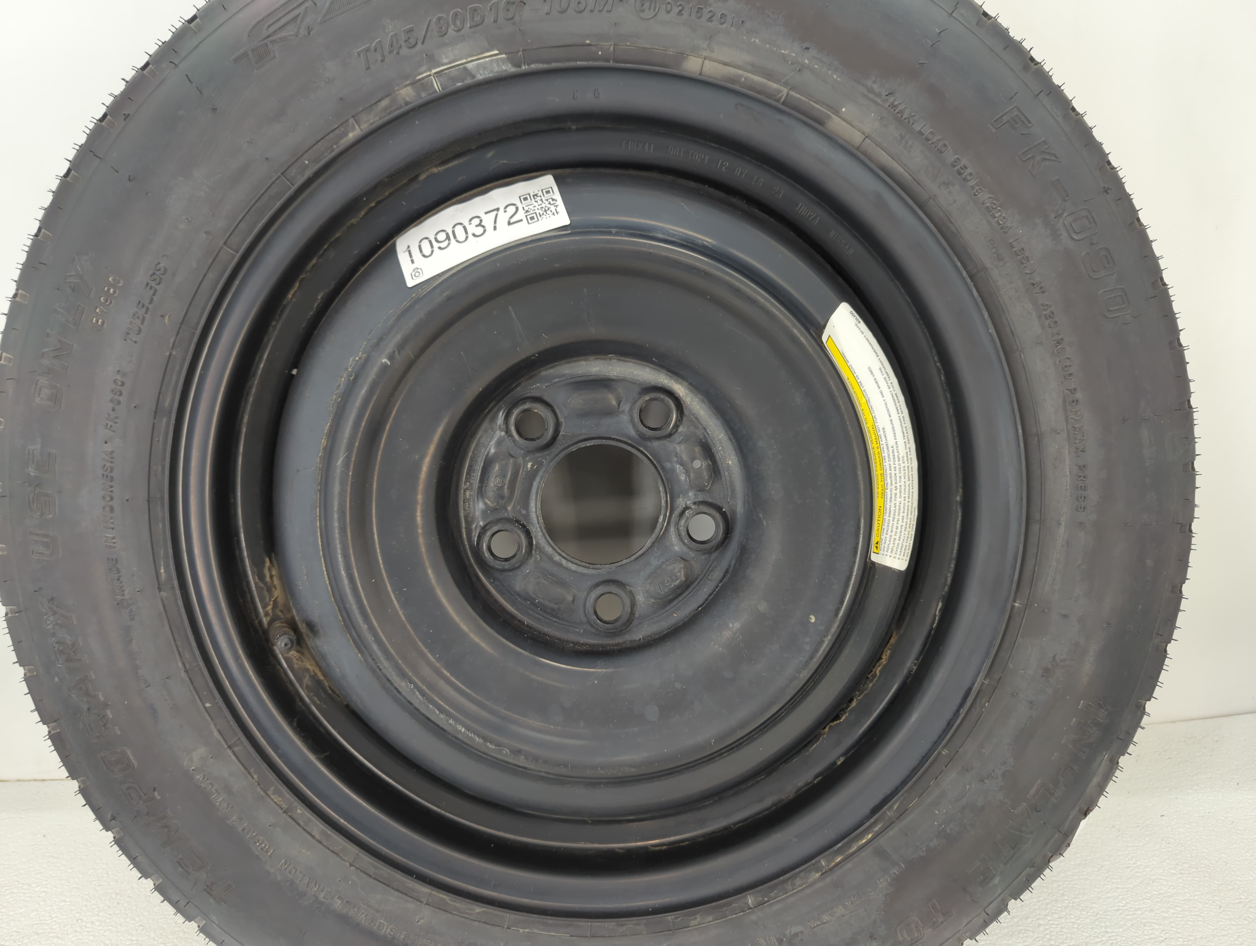 2010-2020 Nissan Rogue Spare Donut Tire Wheel Rim Oem 1090372 - Oemusedautoparts1.com