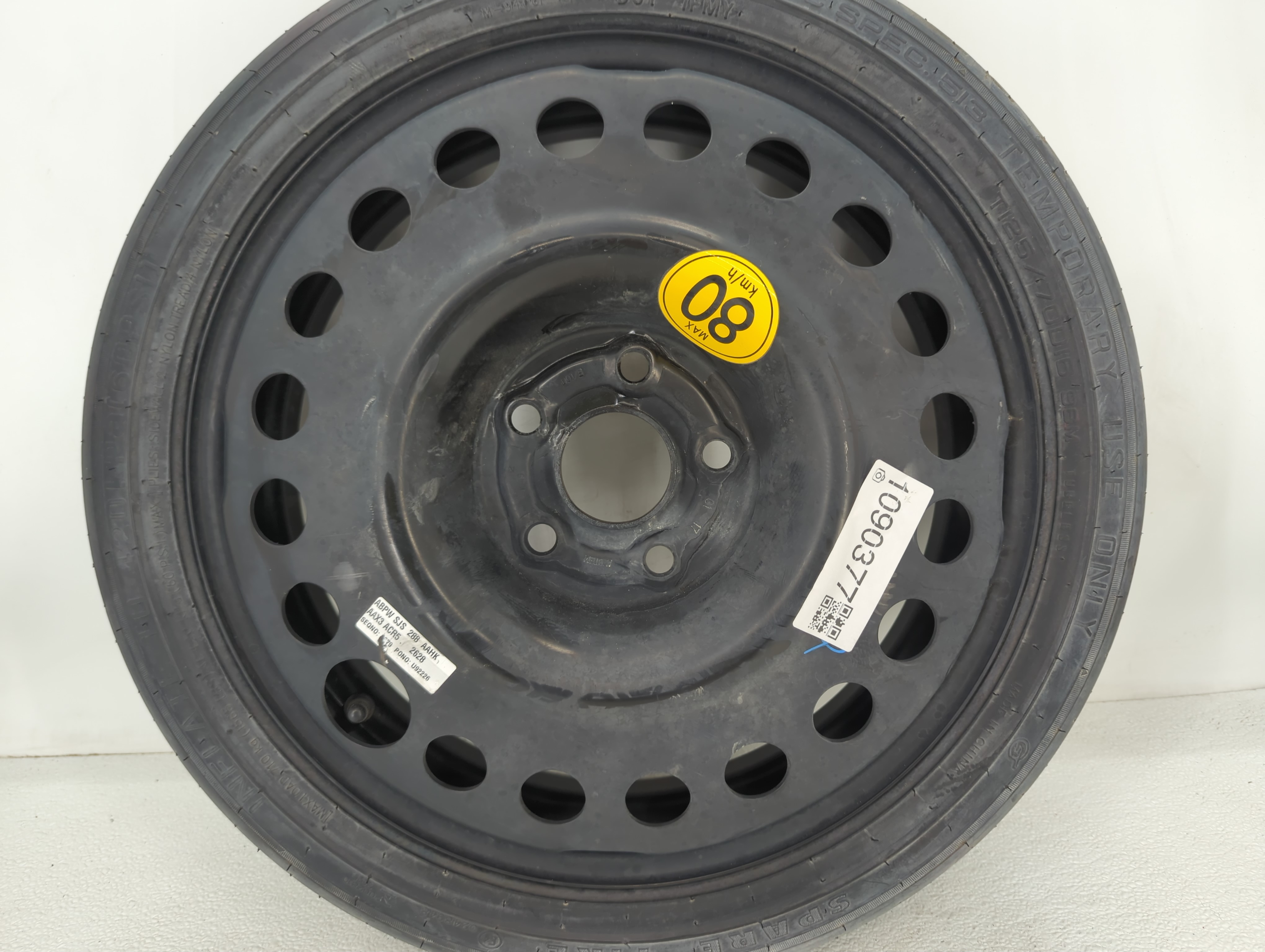 2019-2022 Chevrolet Trax Spare Donut Tire Wheel Rim Oem 1090377 - Oemusedautoparts1.com