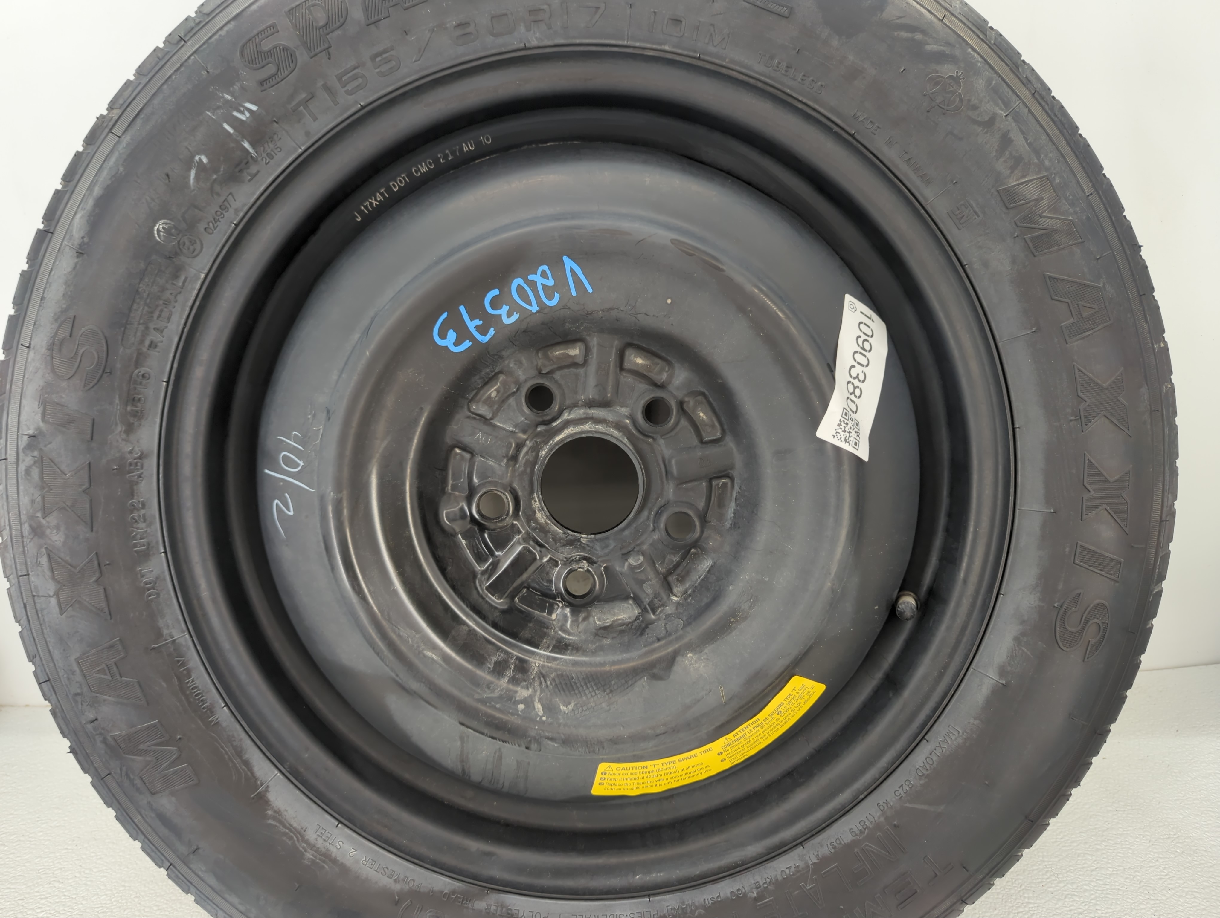 2015-2018 Subaru Legacy Spare Donut Tire Wheel Rim Oem 1090380 - Oemusedautoparts1.com