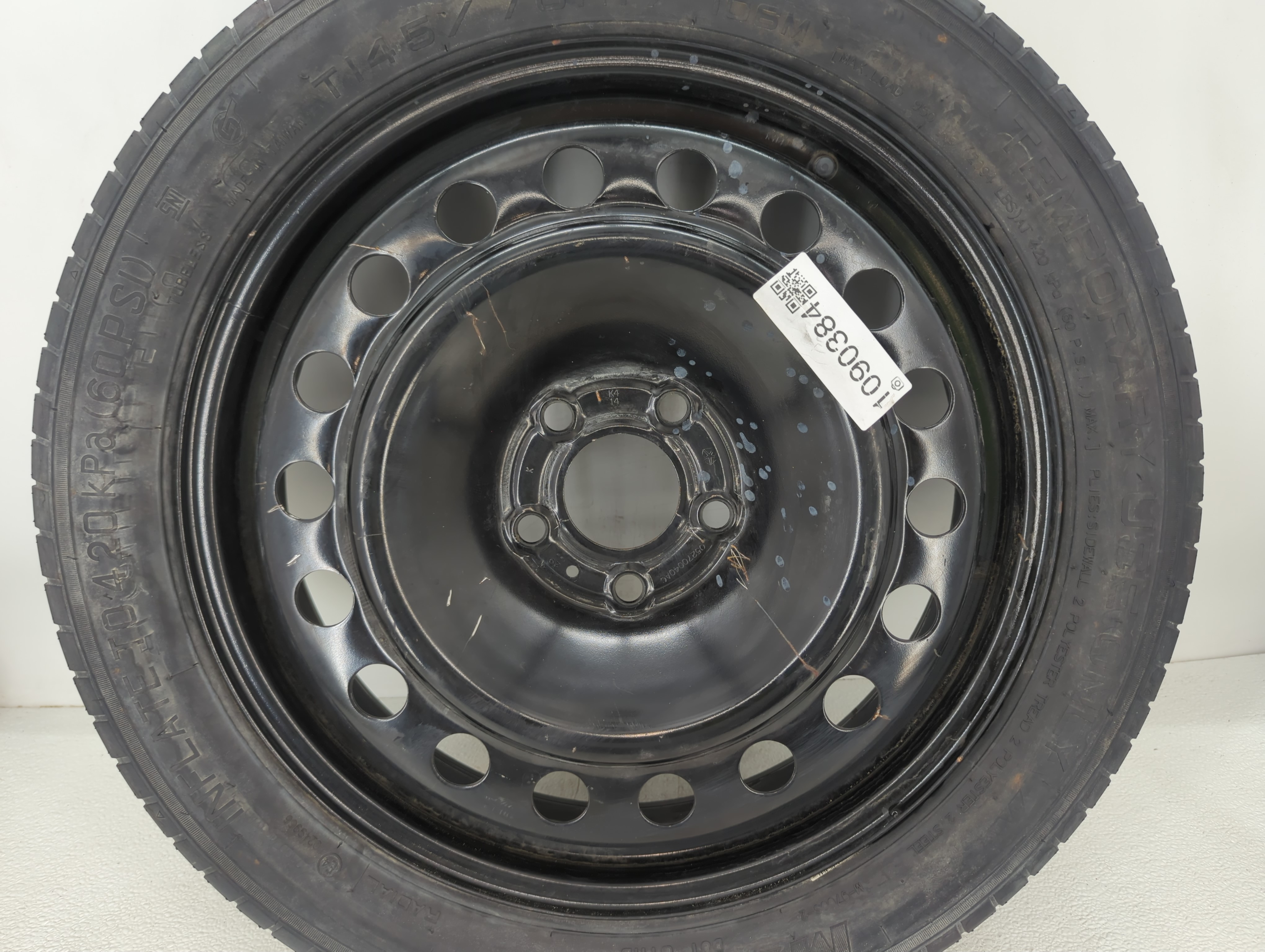 2015-2017 Chrysler 200 Spare Donut Tire Wheel Rim Oem 1090384 - Oemusedautoparts1.com