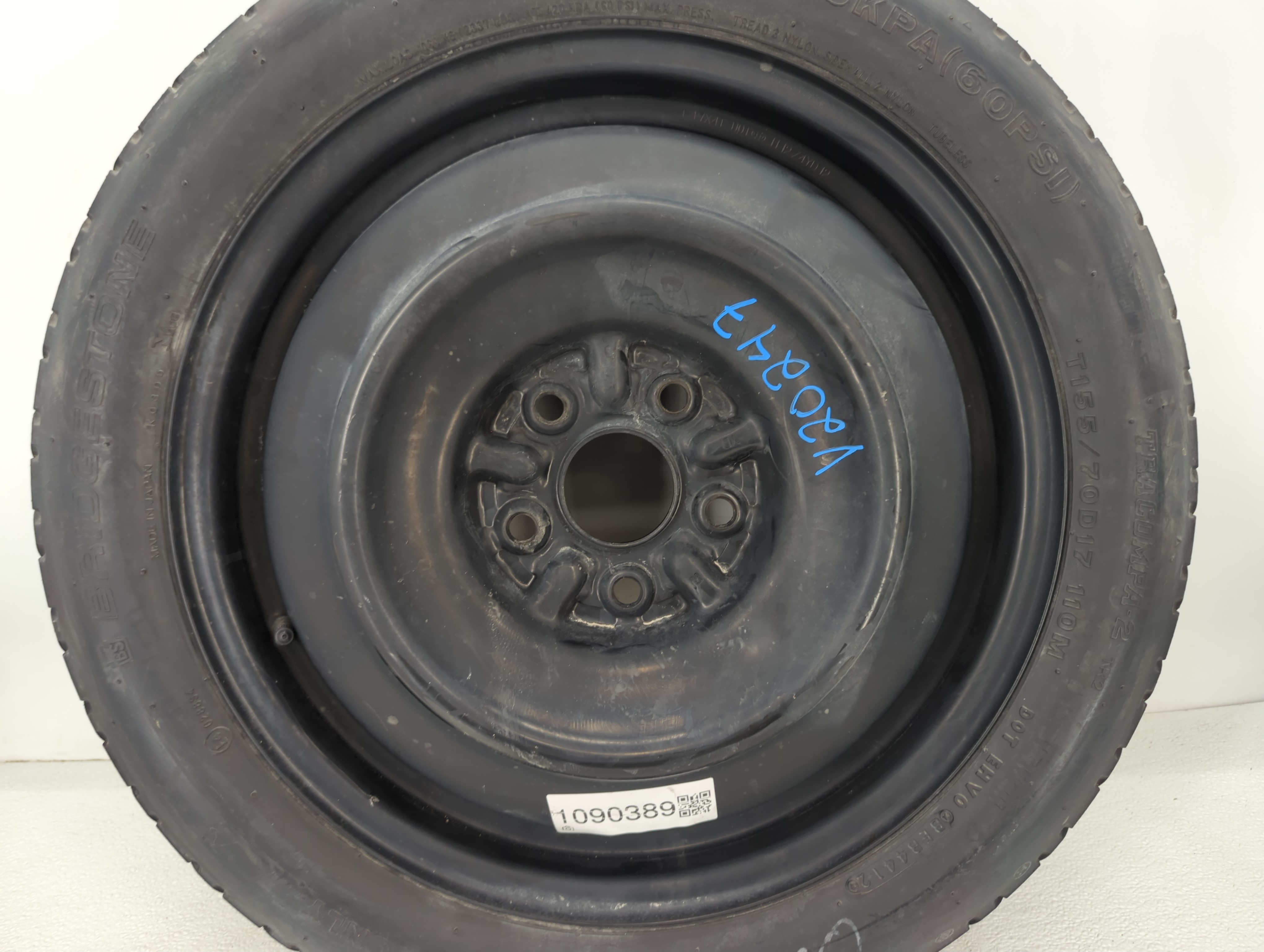 2007-2018 Lexus Es350 Spare Donut Tire Wheel Rim Oem 1090389 - Oemusedautoparts1.com