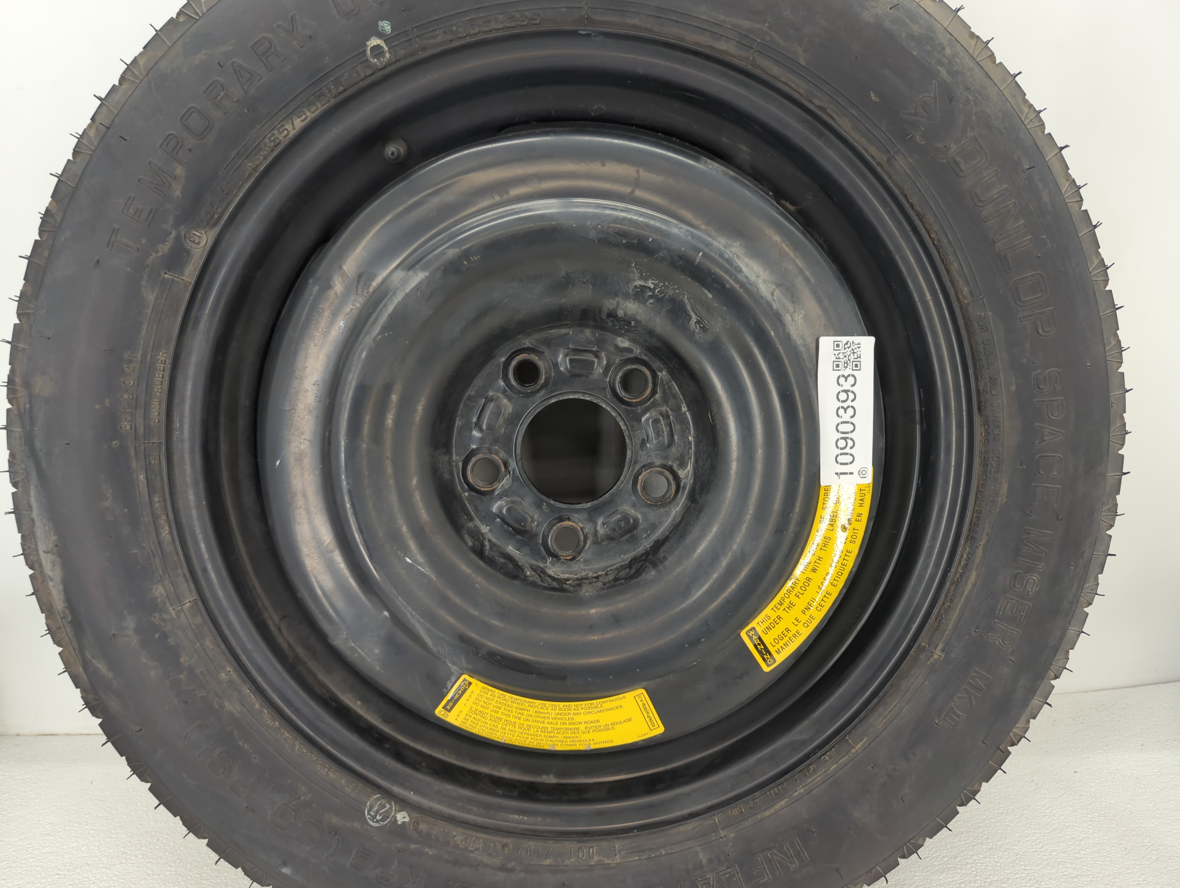 2007-2016 Mazda Cx-9 Spare Donut Tire Wheel Rim Oem 1090393 - Oemusedautoparts1.com