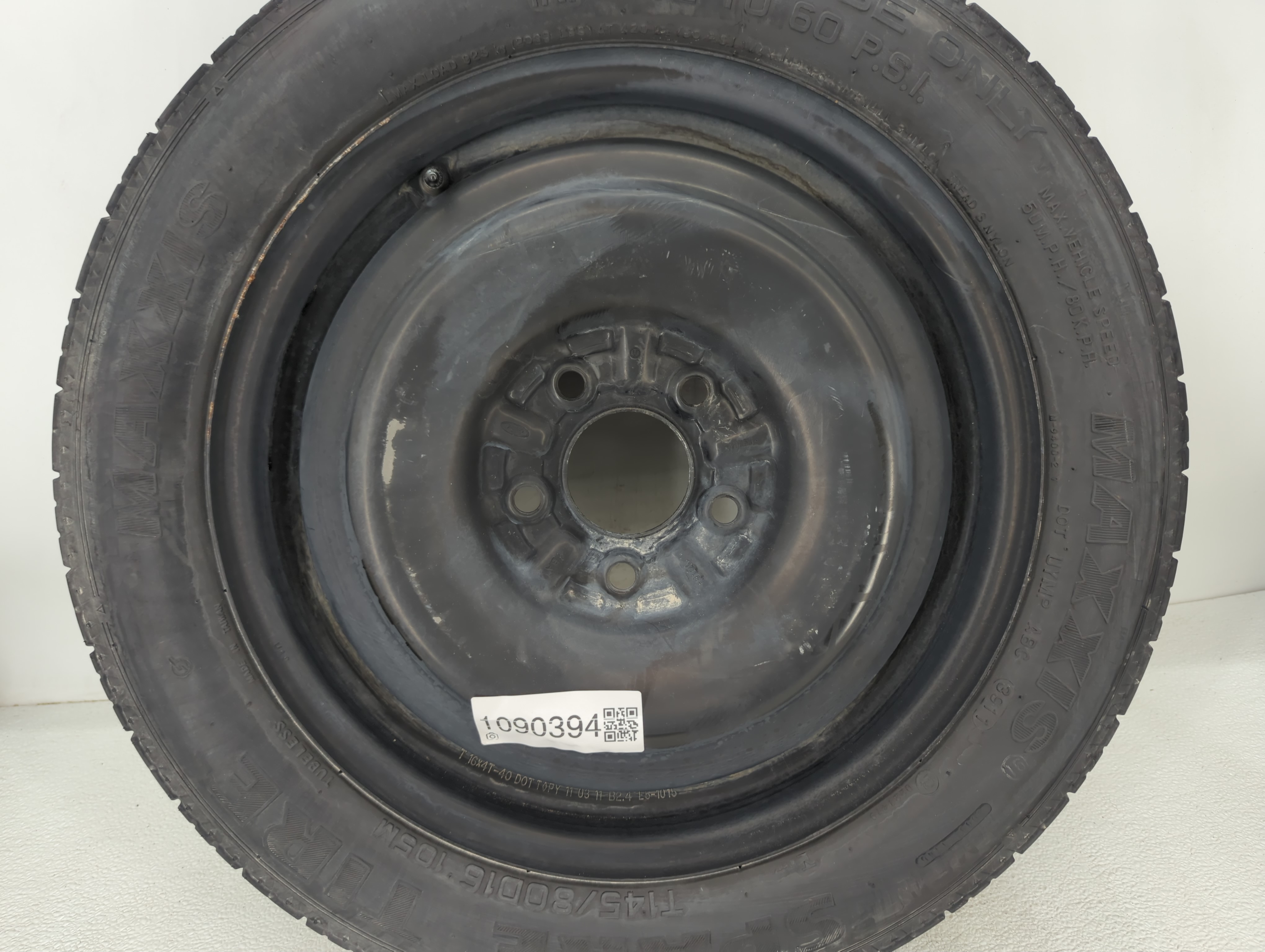 2006-2012 Ford Fusion Spare Donut Tire Wheel Rim Oem 1090394 - Oemusedautoparts1.com