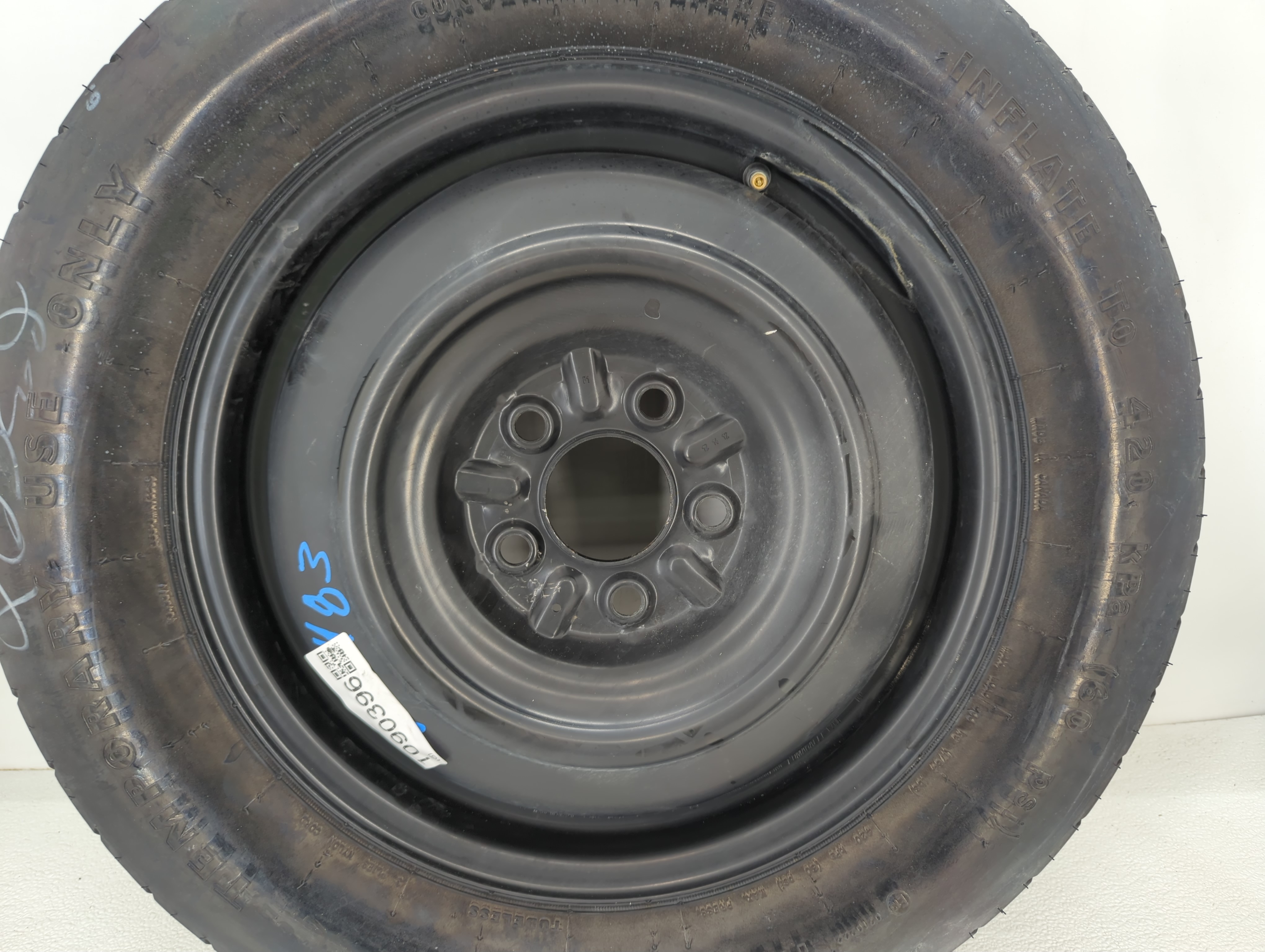 2008-2014 Dodge Avenger Spare Donut Tire Wheel Rim Oem 1090396 - Oemusedautoparts1.com