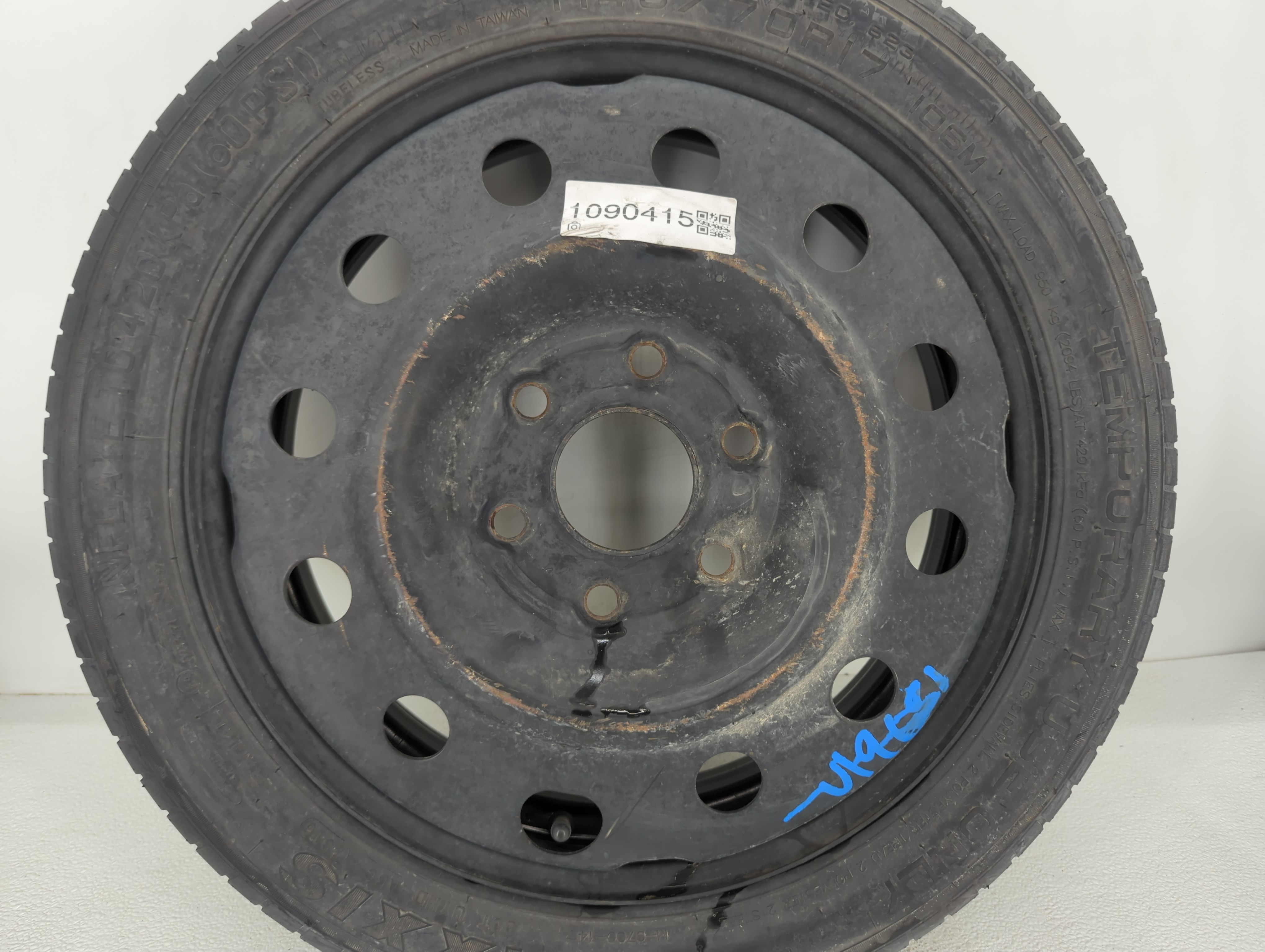 2009-2017 Chevrolet Traverse Spare Donut Tire Wheel Rim Oem 1090415 - Oemusedautoparts1.com