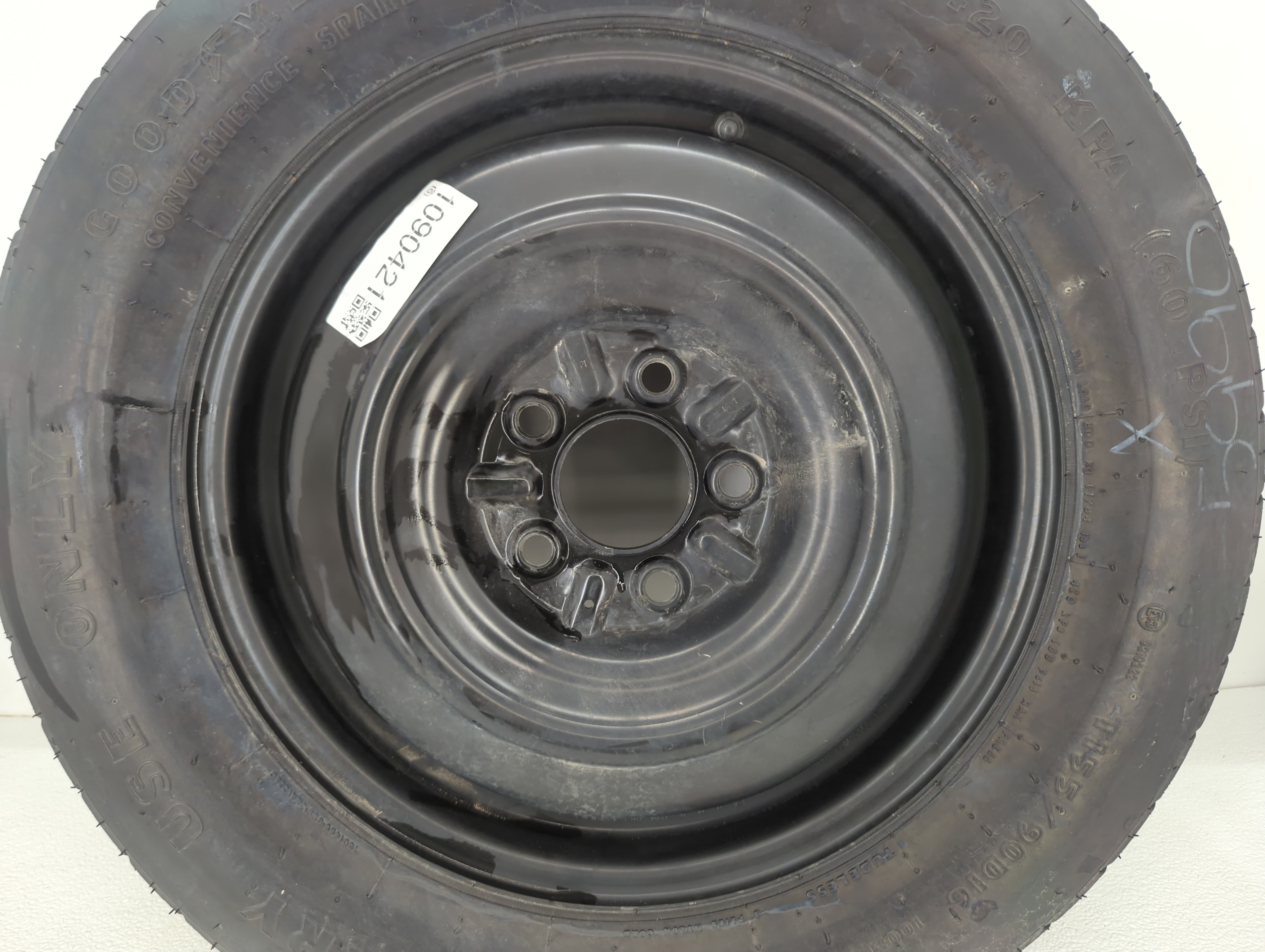 2008-2014 Dodge Avenger Spare Donut Tire Wheel Rim Oem 1090421 - Oemusedautoparts1.com