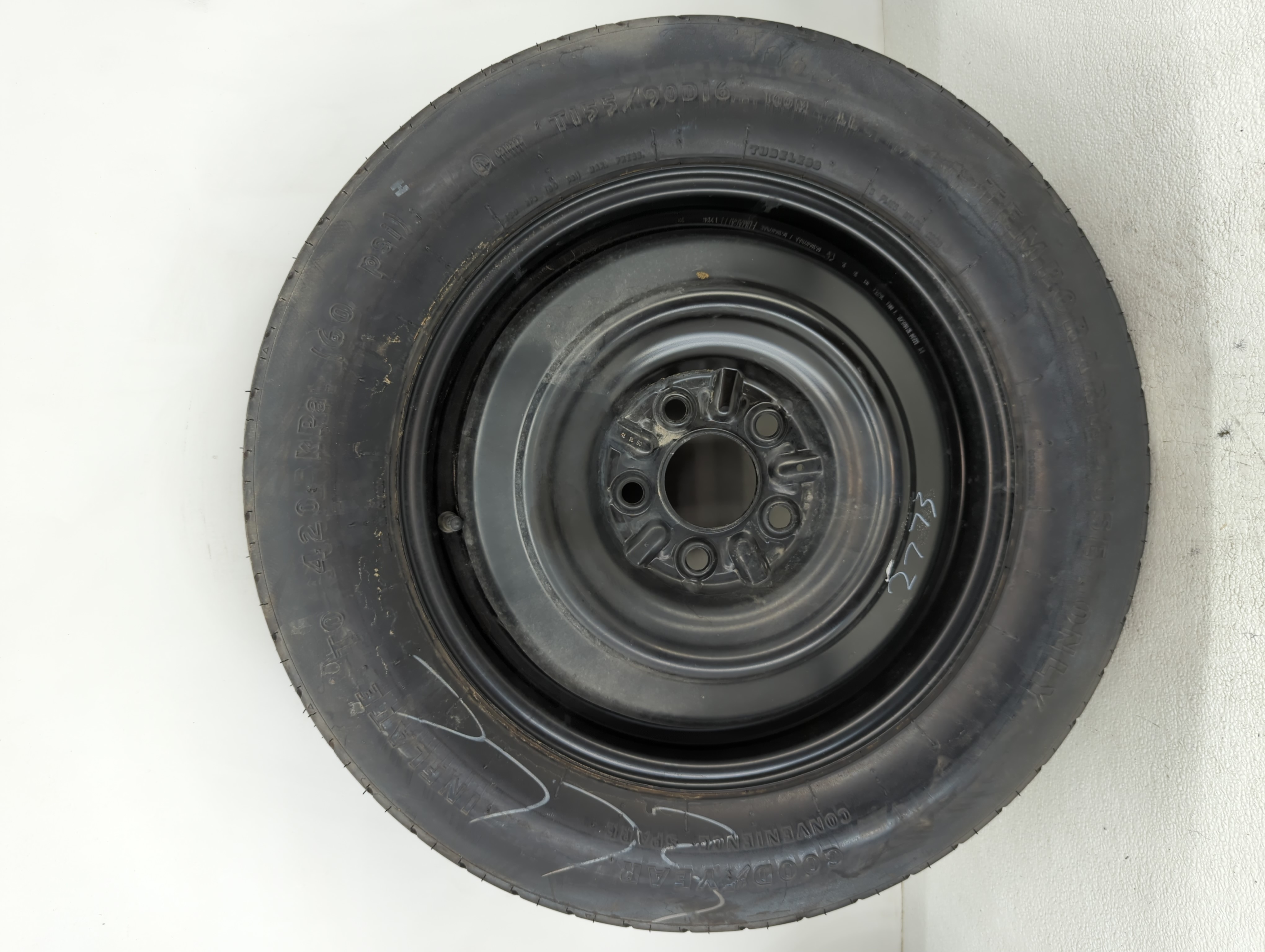 Picture of Jeep Compass Spare Donut Tire Wheel Rim Oem 1090461