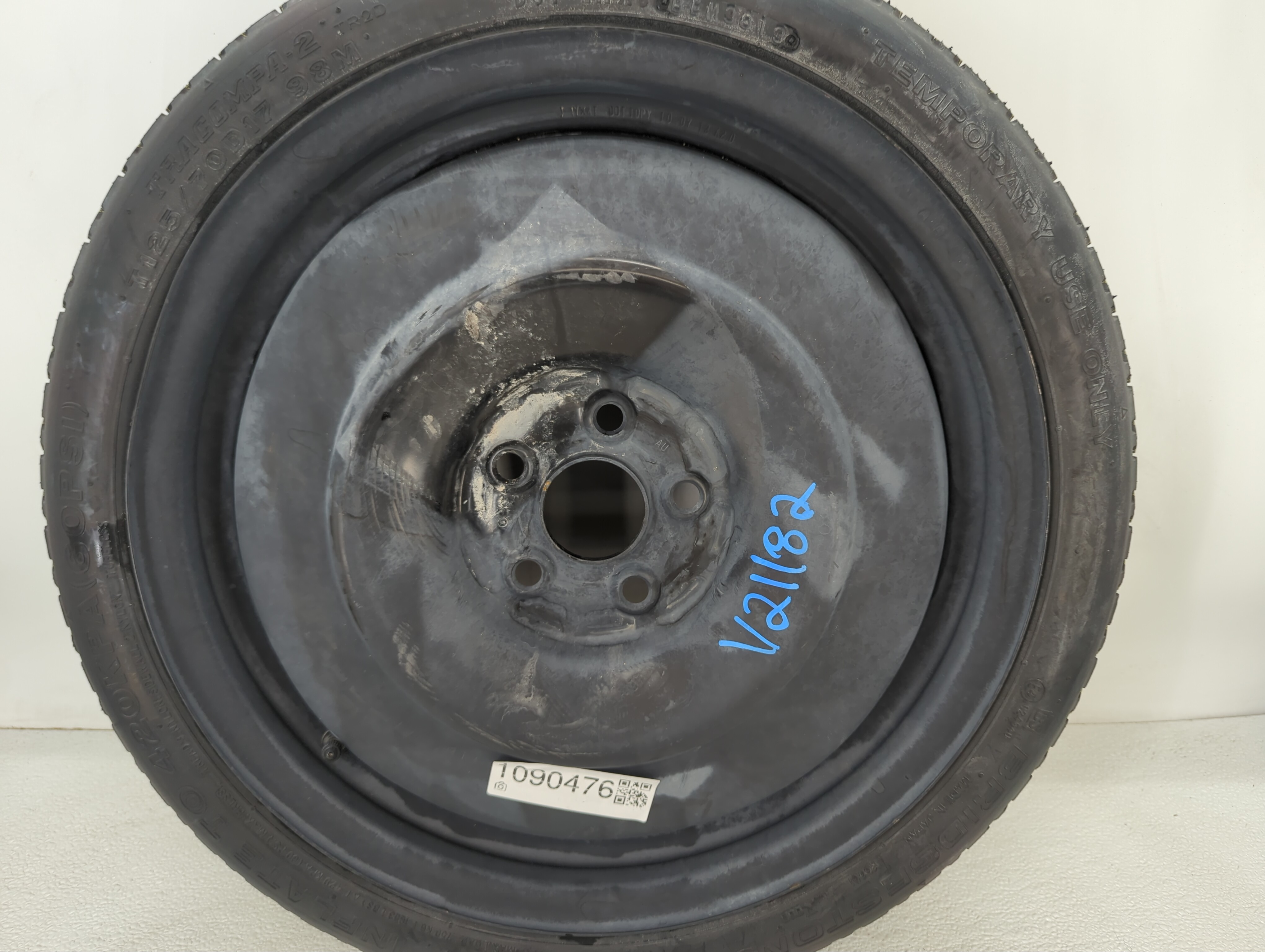 2011-2017 Lexus Ct200h Spare Donut Tire Wheel Rim Oem 1090476 - Oemusedautoparts1.com