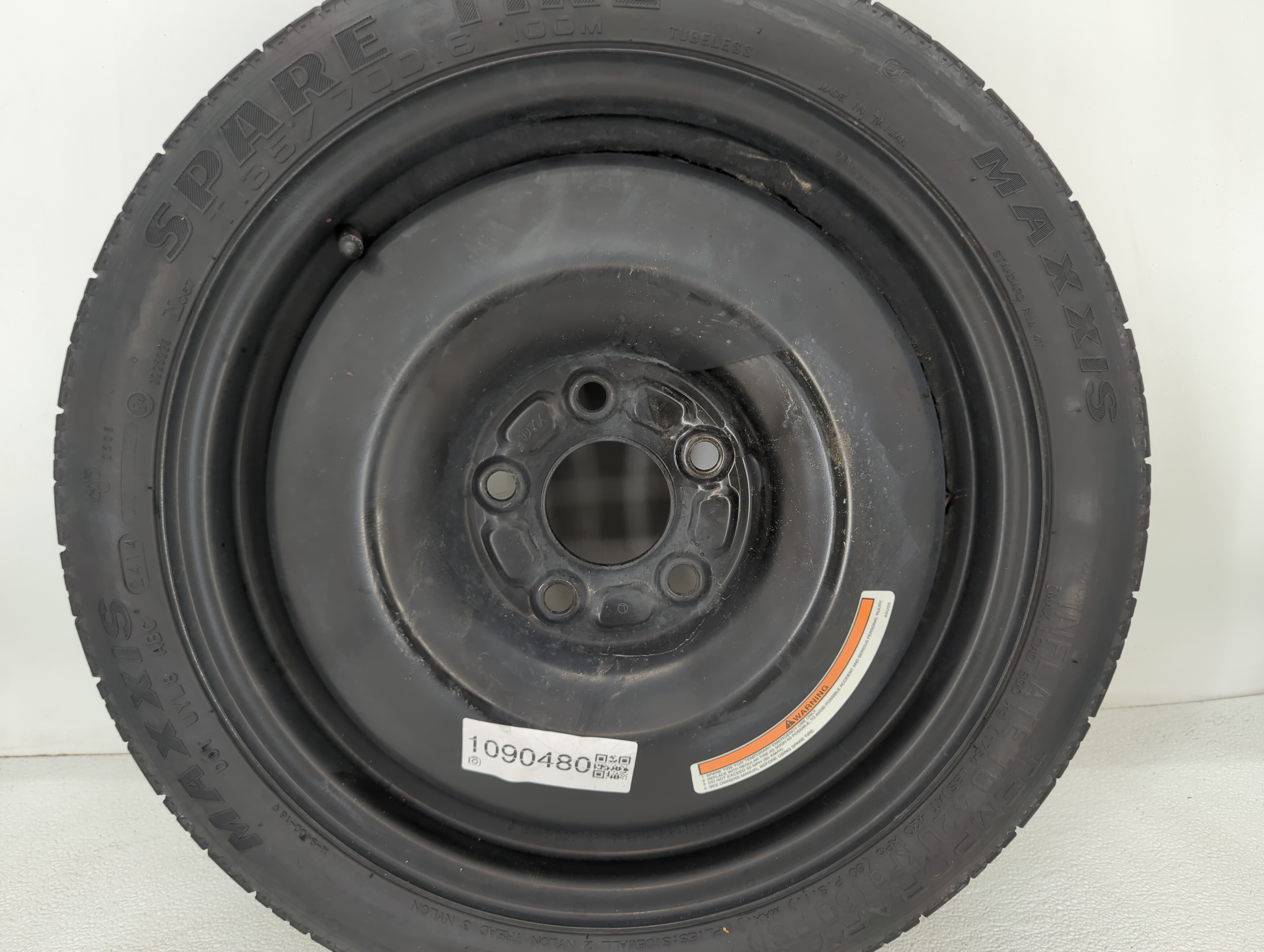 2013-2018 Nissan Altima Spare Donut Tire Wheel Rim Oem 1090480 - Oemusedautoparts1.com