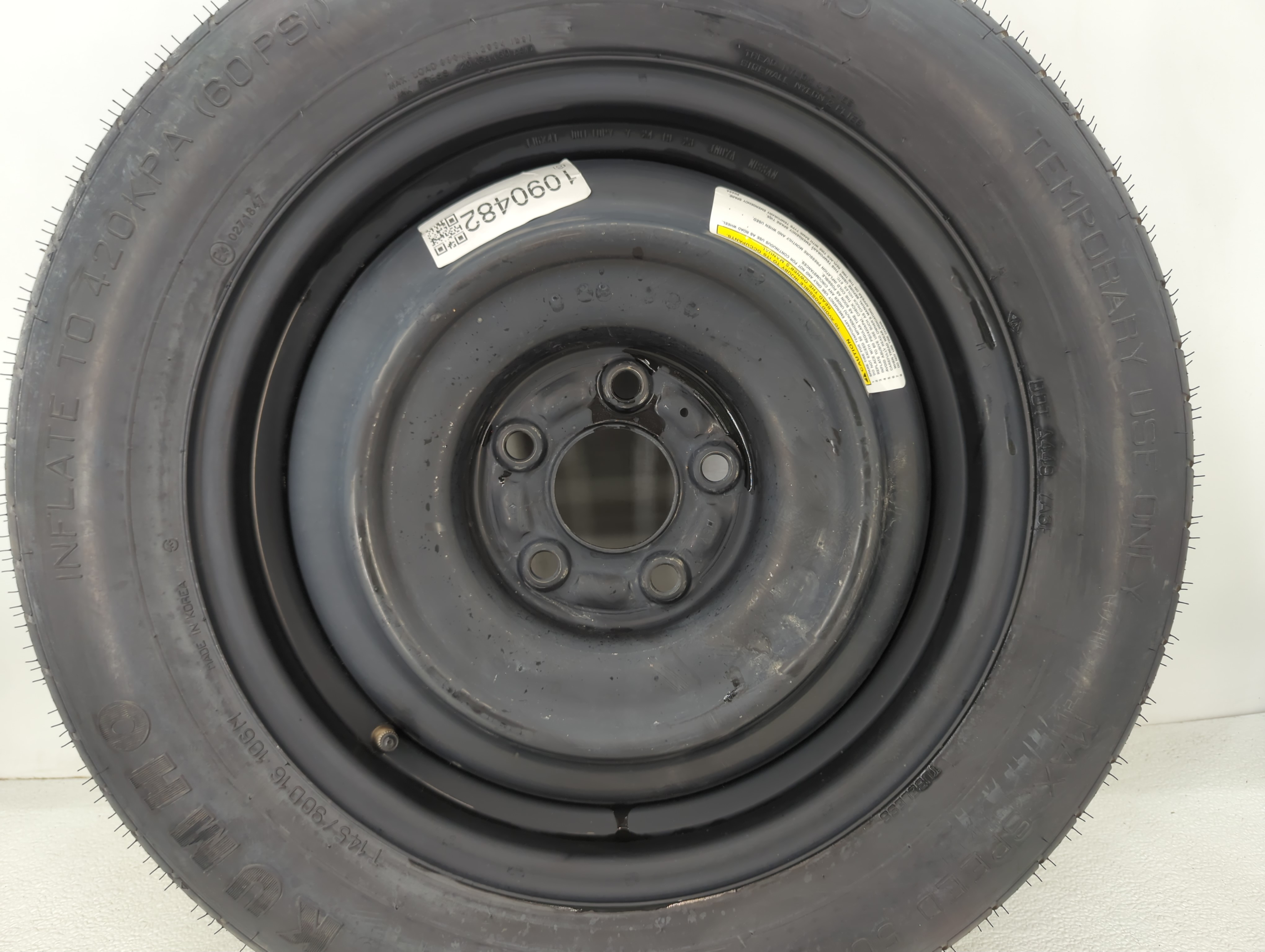 2010-2020 Nissan Rogue Spare Donut Tire Wheel Rim Oem 1090482 - Oemusedautoparts1.com