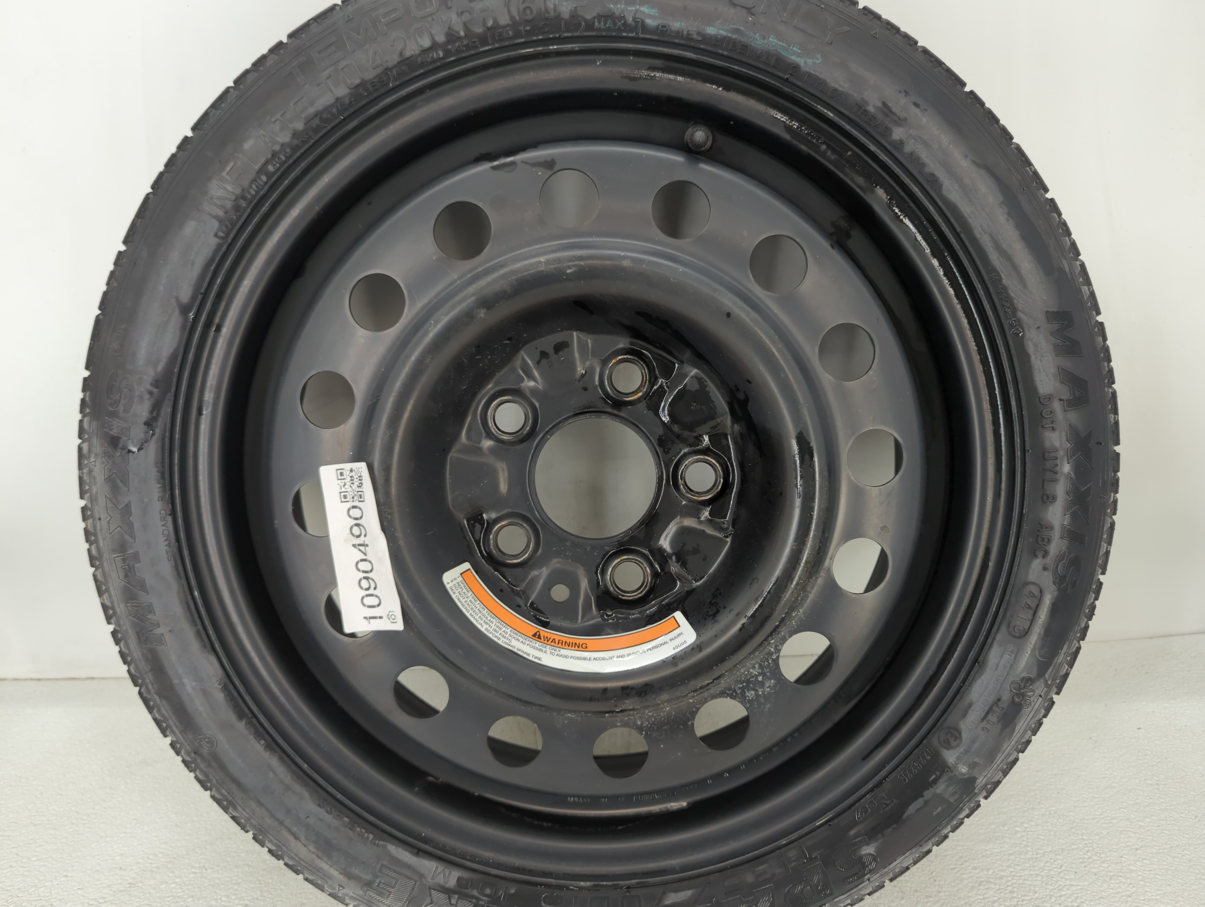 2014-2014 Nissan Altima Spare Donut Tire Wheel Rim Oem 1090490 - Oemusedautoparts1.com