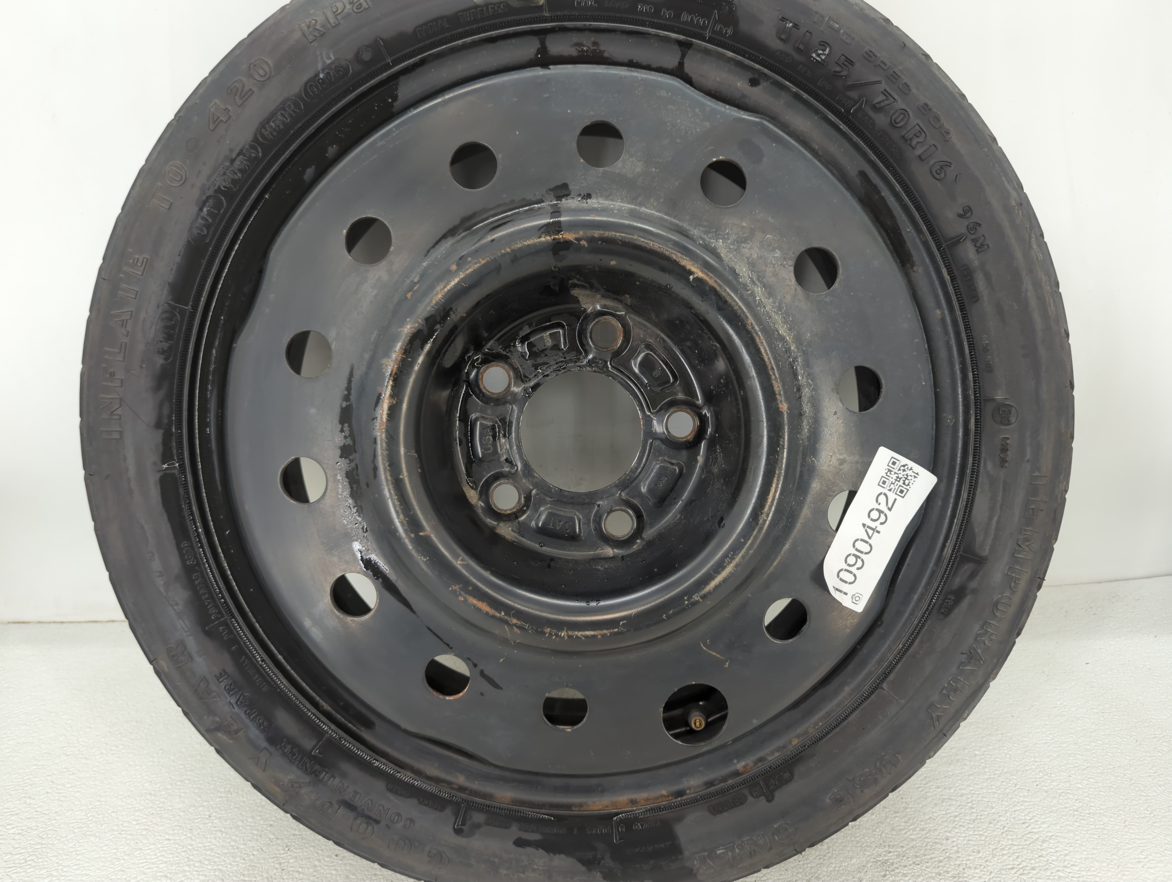 2003-2007 Cadillac Cts Spare Donut Tire Wheel Rim Oem 1090492 - Oemusedautoparts1.com