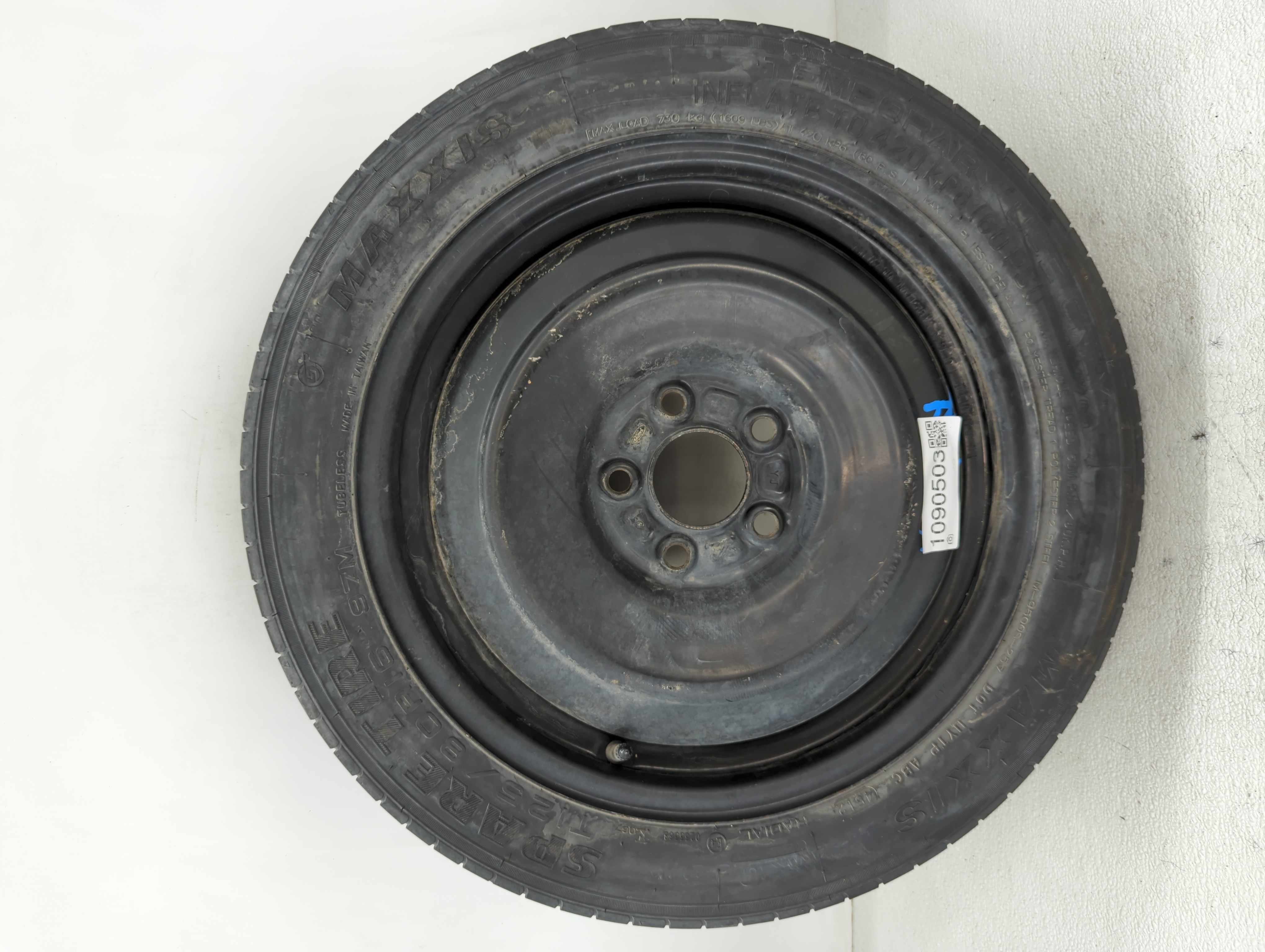 Picture of 2013-2020 Ford Fusion Spare Donut Tire Wheel Rim Oem 1090503