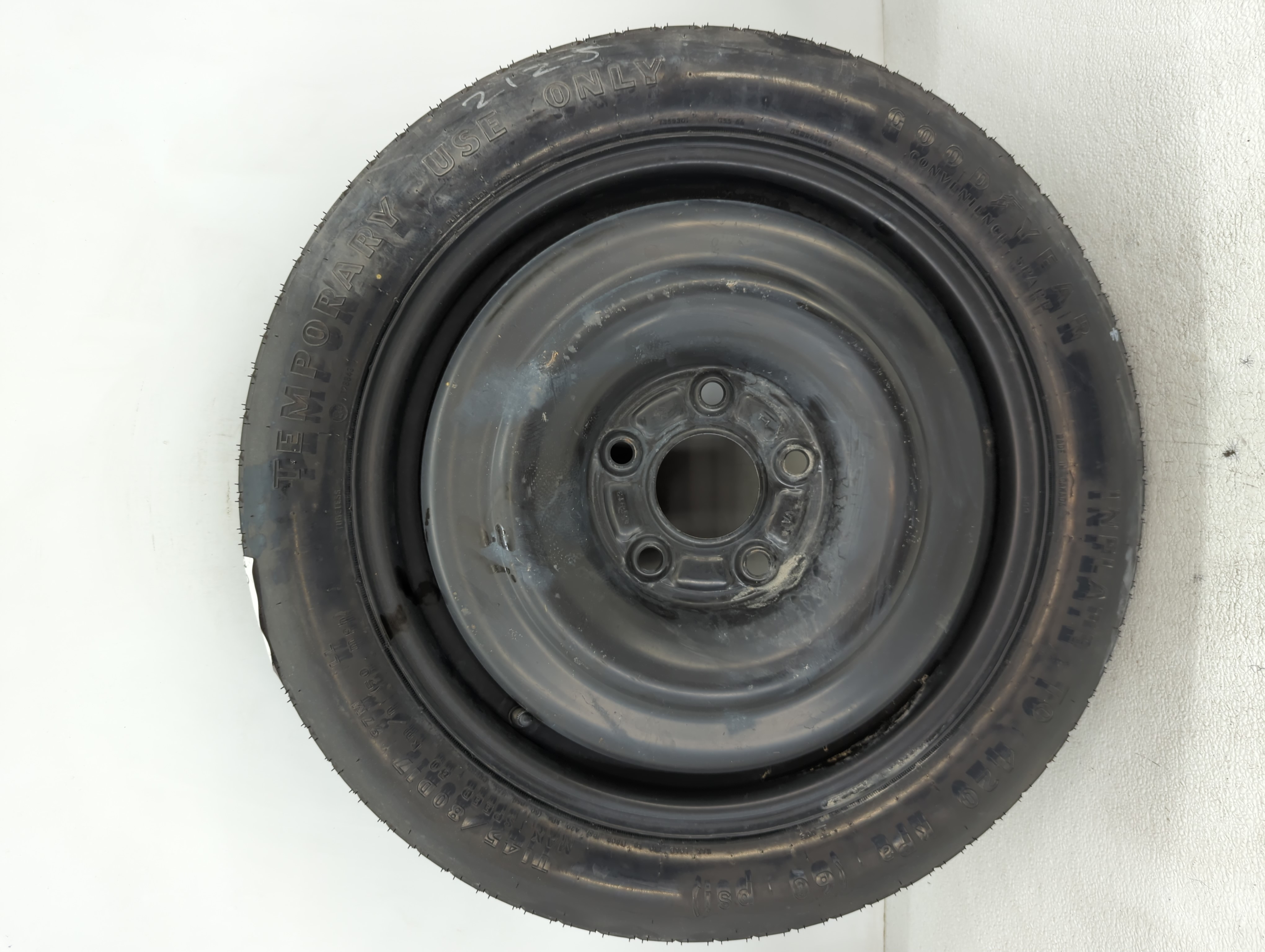 2008-2015 Chrysler Town & Country Spare Donut Tire Wheel Rim Oem 1090515 - Oemusedautoparts1.com