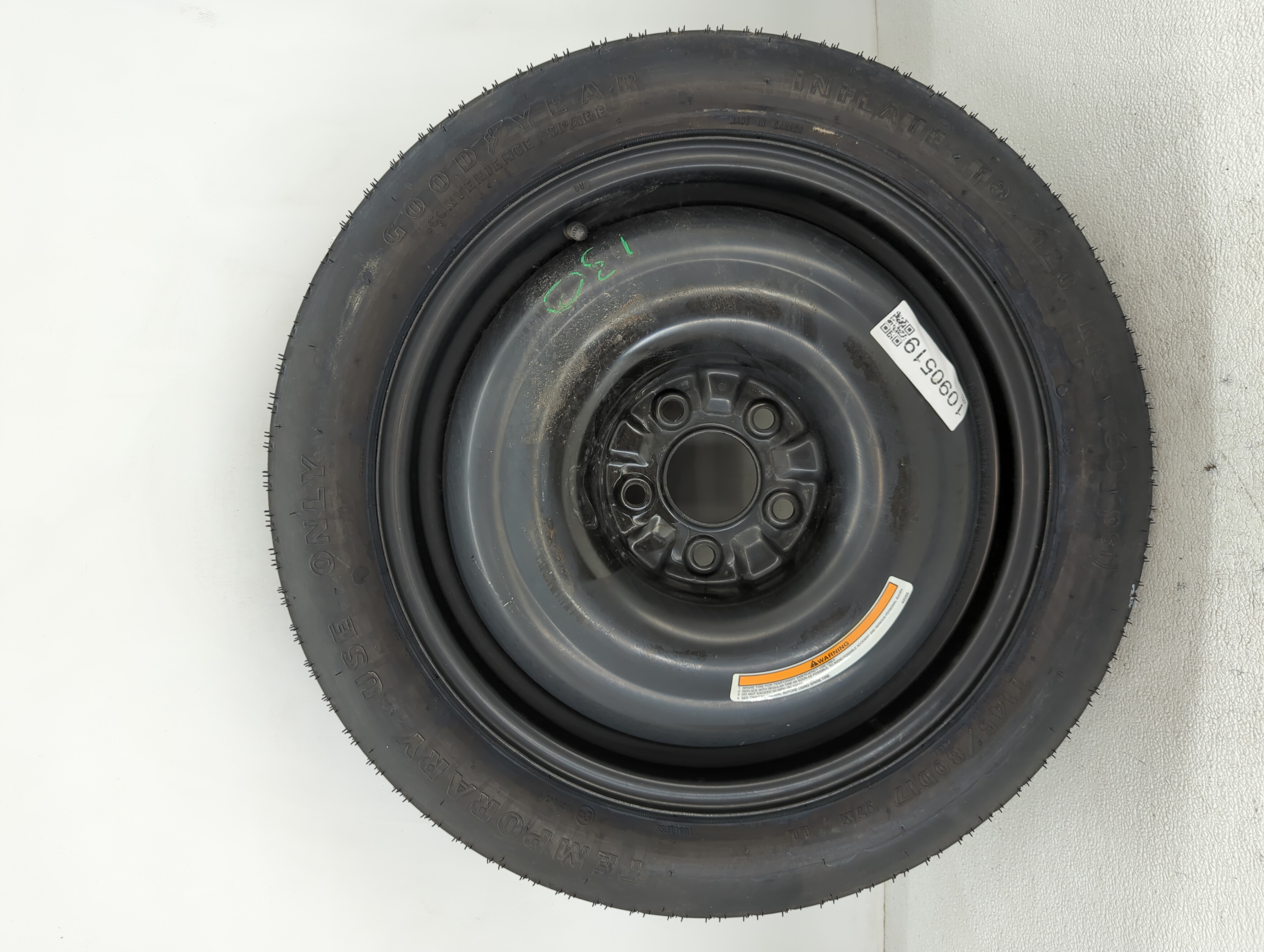 Picture of 2004-2022 Nissan Maxima Spare Donut Tire Wheel Rim Oem 1090519