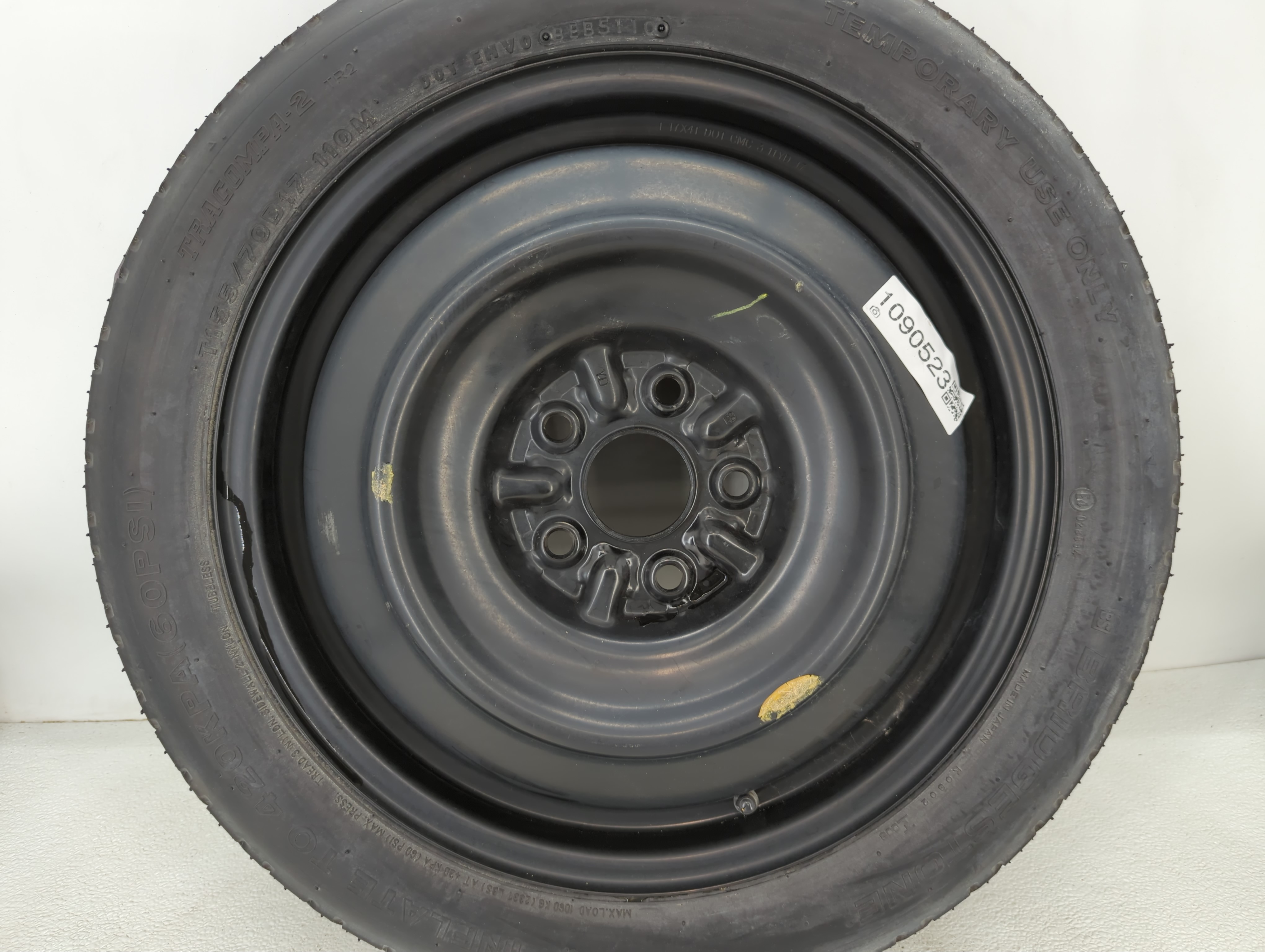 2007-2011 Toyota Camry Spare Donut Tire Wheel Rim Oem 1090523 - Oemusedautoparts1.com