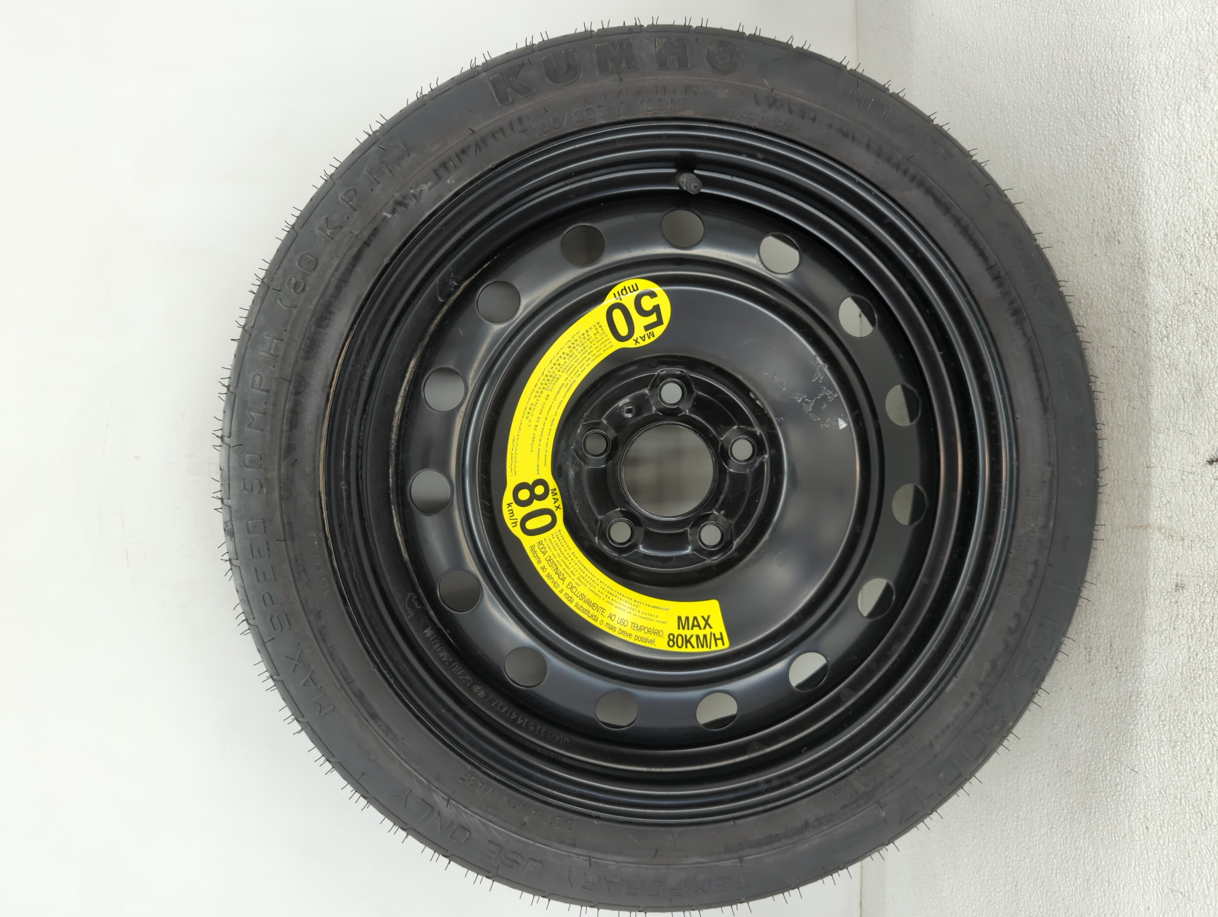 2014-2016 Kia Cadenza Spare Donut Tire Wheel Rim Oem 1090524 - Oemusedautoparts1.com