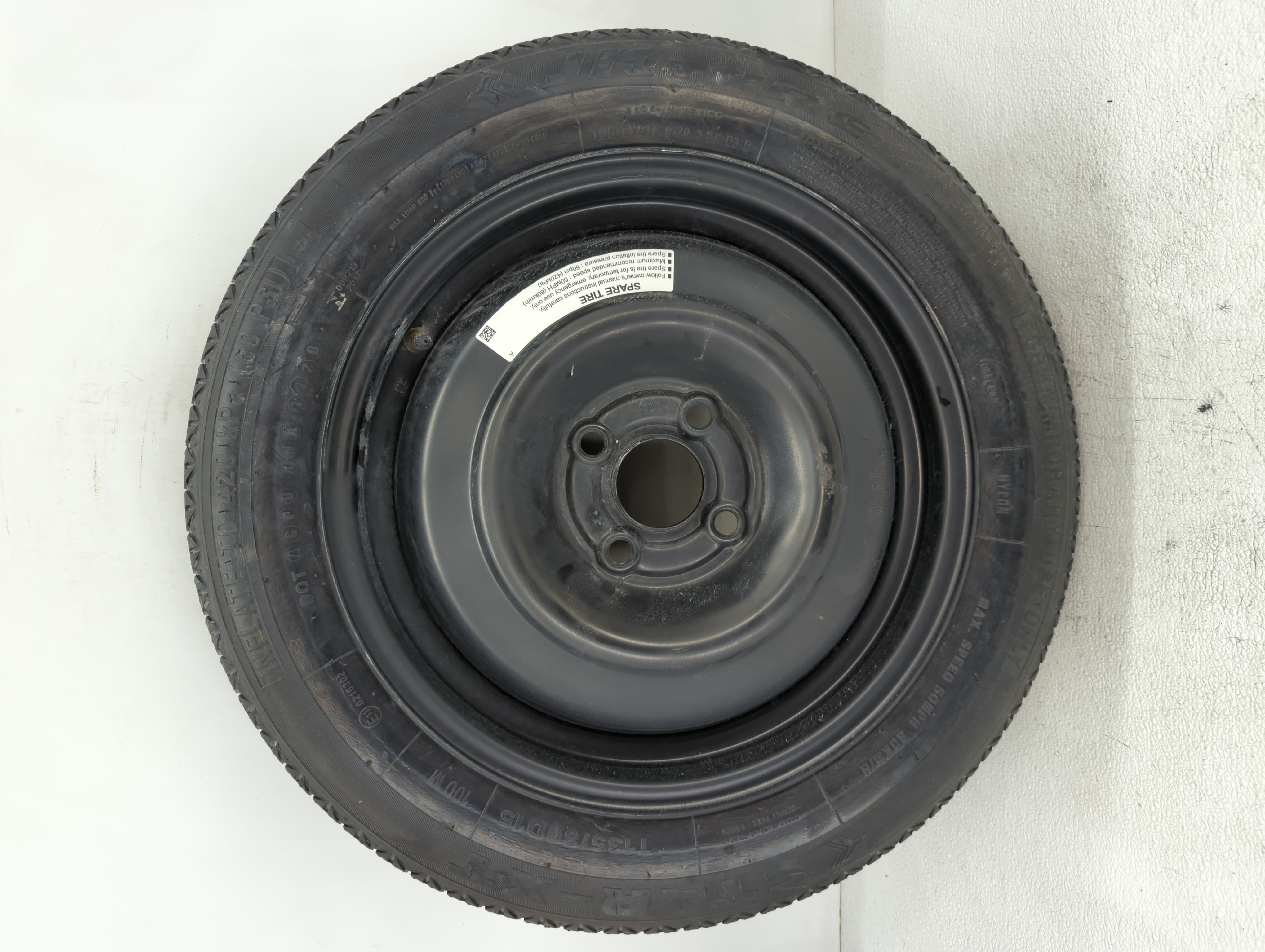Picture of 2012-2020 Honda Fit Spare Donut Tire Wheel Rim Oem 1090526