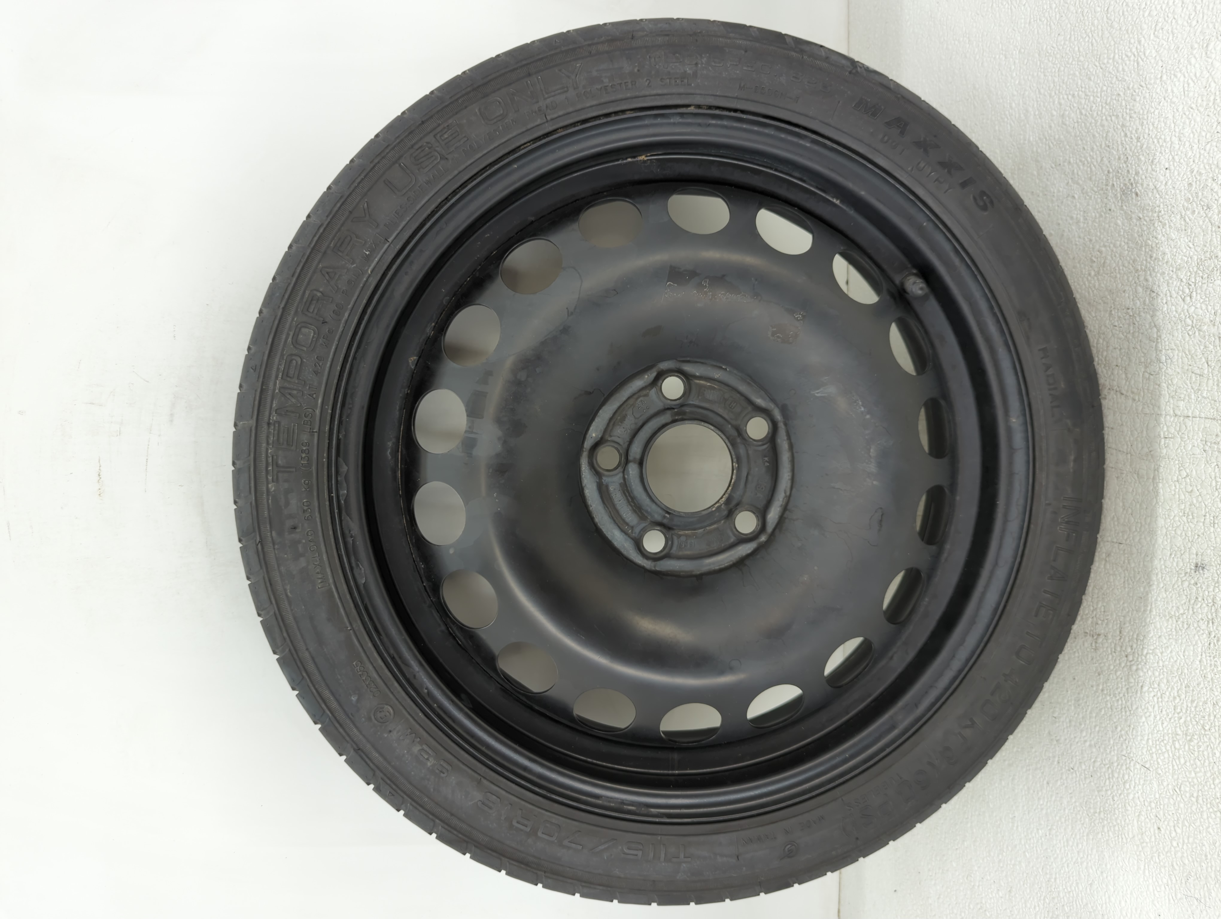 Picture of 2011-2016 Chevrolet Cruze Spare Donut Tire Wheel Rim Oem 1090529