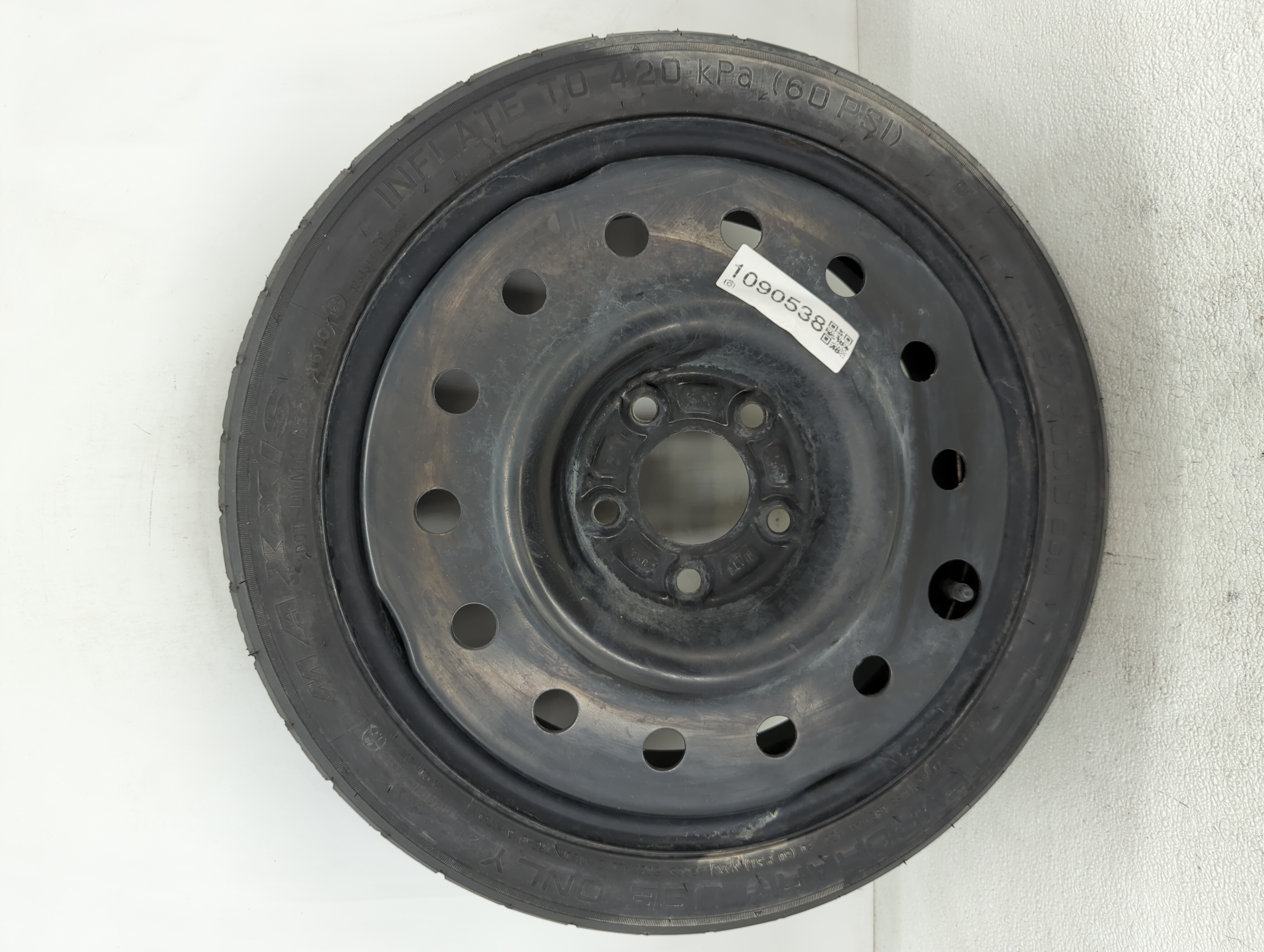 Picture of 2000-2016 Chevrolet Impala Spare Donut Tire Wheel Rim Oem 1090538