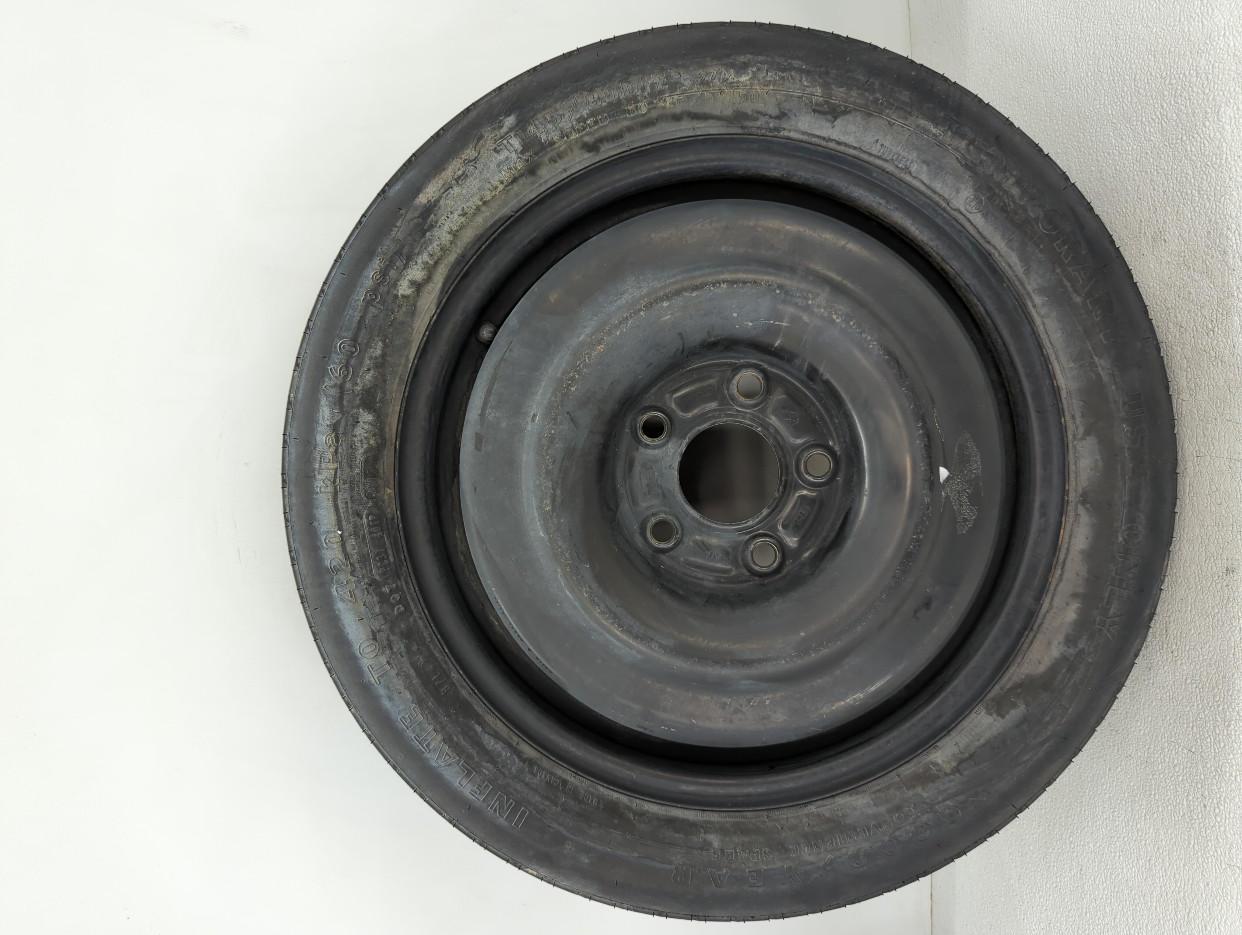Dodge Caravan Spare Donut Tire Wheel Rim Oem 1090548 - Oemusedautoparts1.com