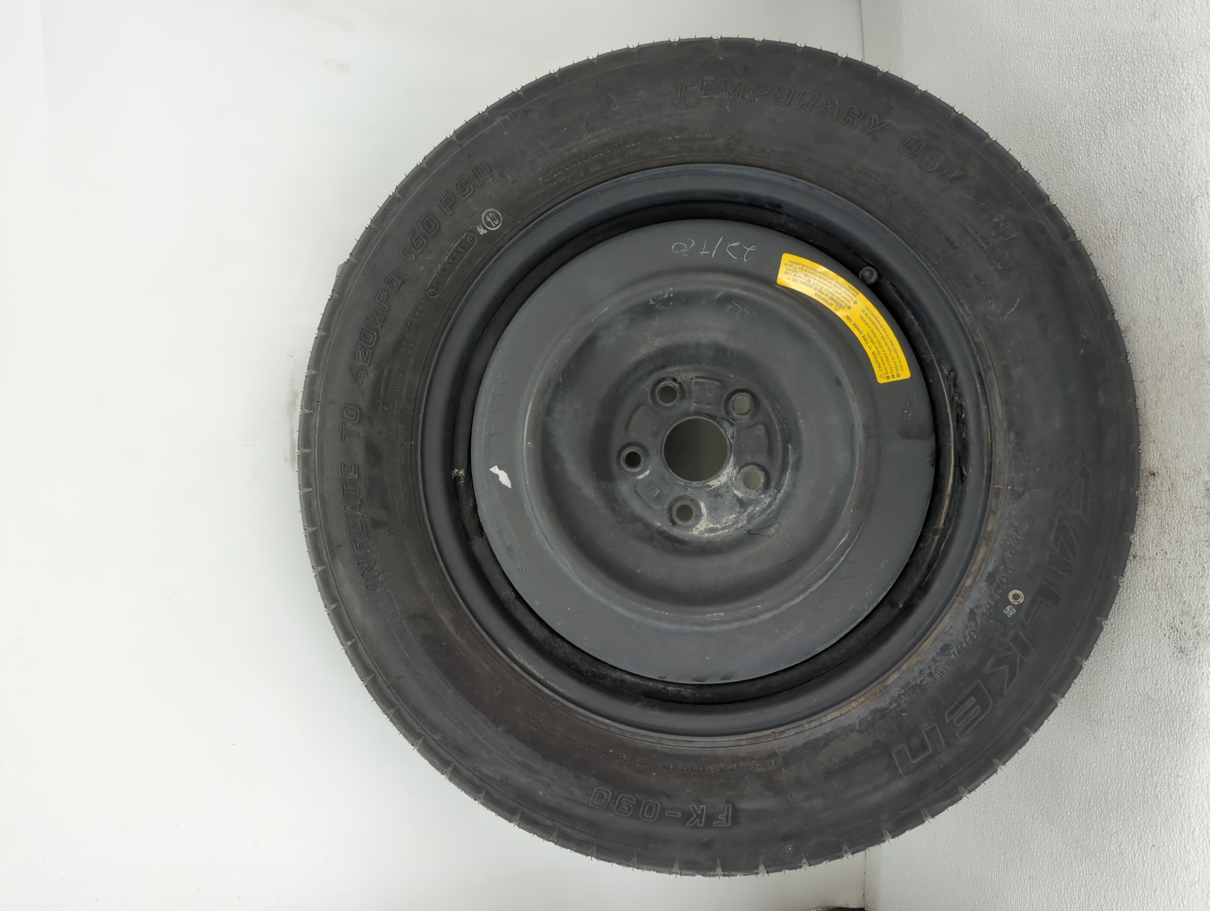 Picture of 2019-2022 Subaru Ascent Spare Donut Tire Wheel Rim Oem 1090558
