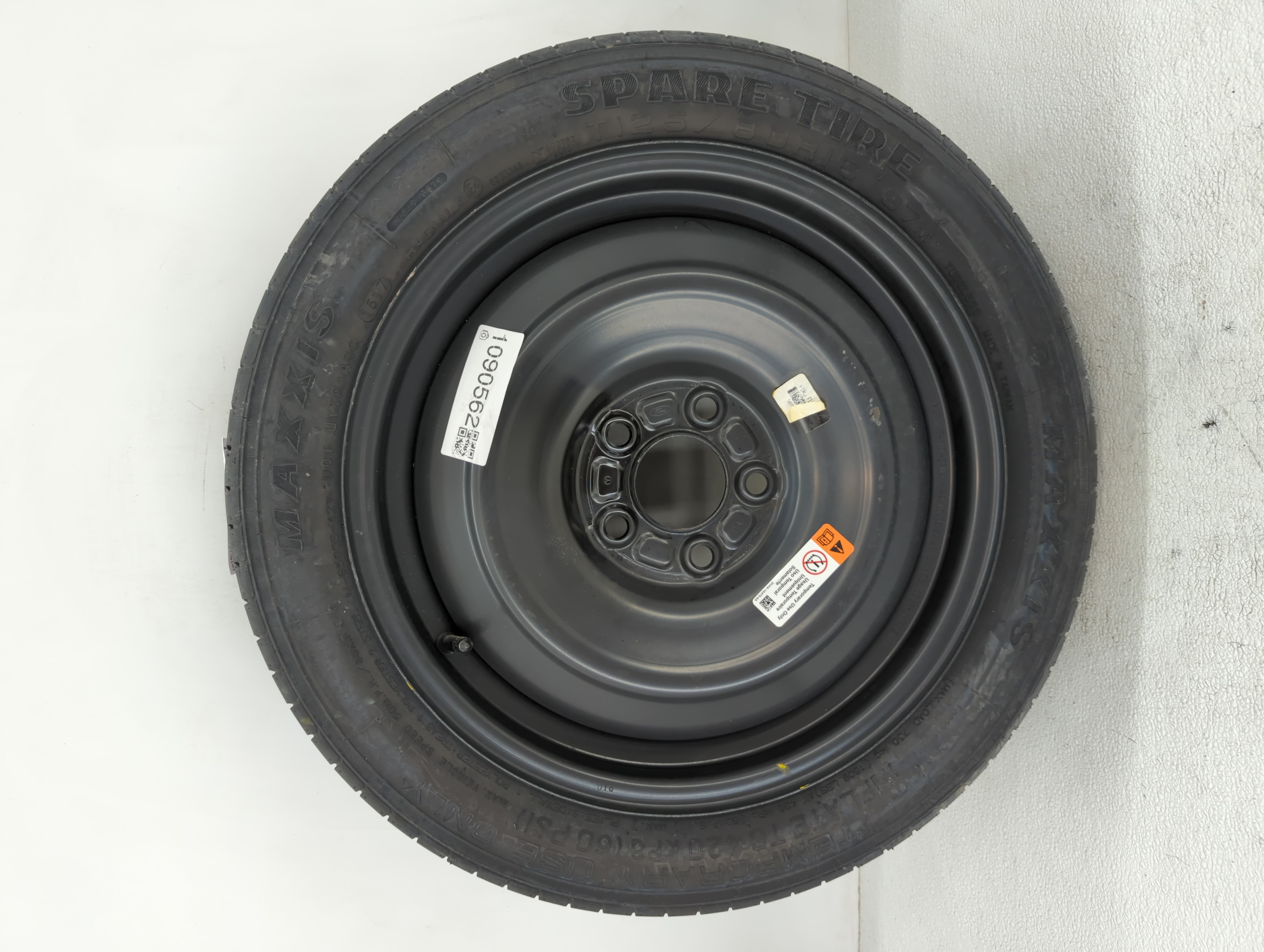 Picture of 2013-2020 Ford Fusion Spare Donut Tire Wheel Rim Oem 1090562
