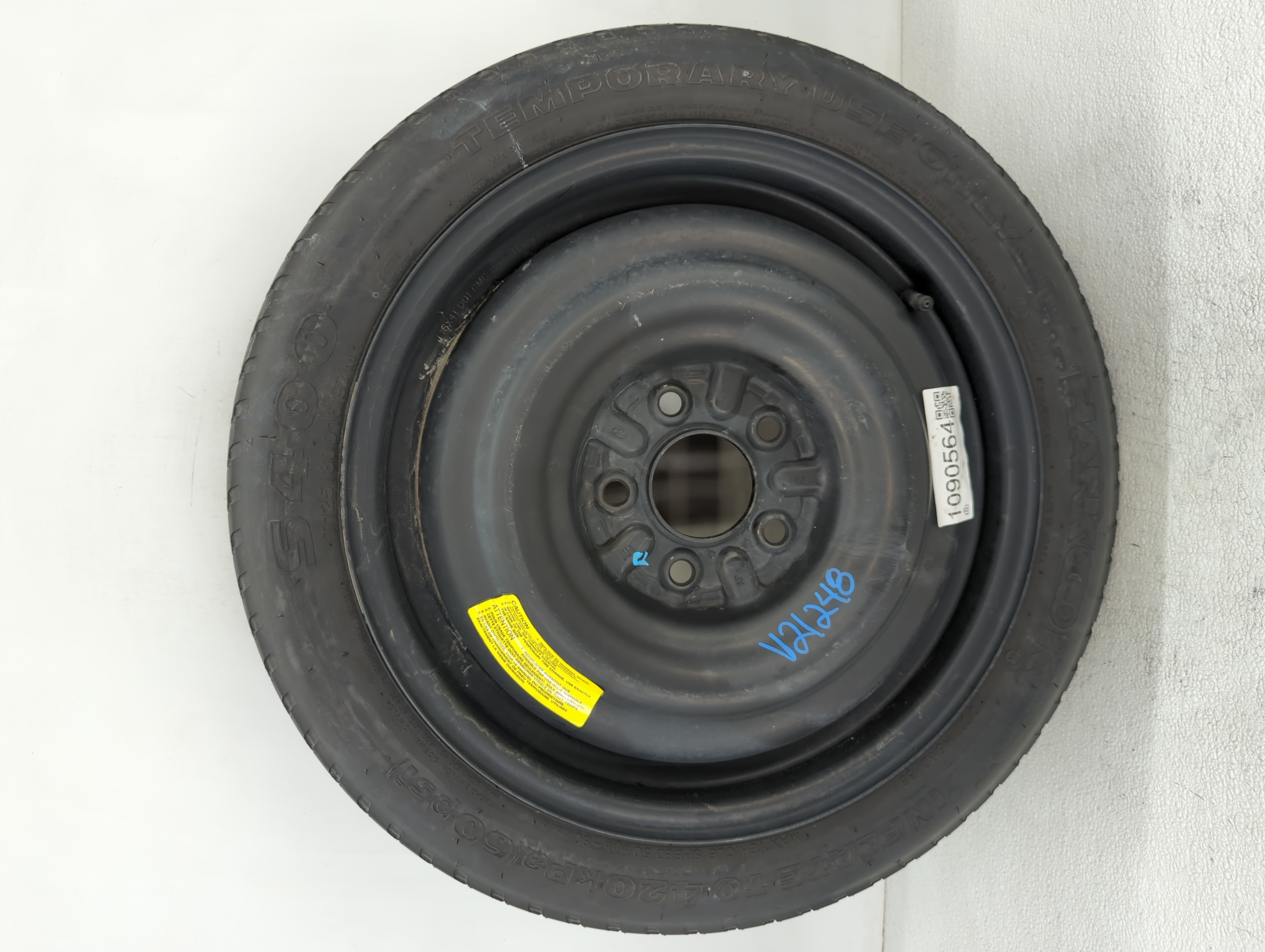 2006-2017 Hyundai Sonata Spare Donut Tire Wheel Rim Oem 1090564 - Oemusedautoparts1.com