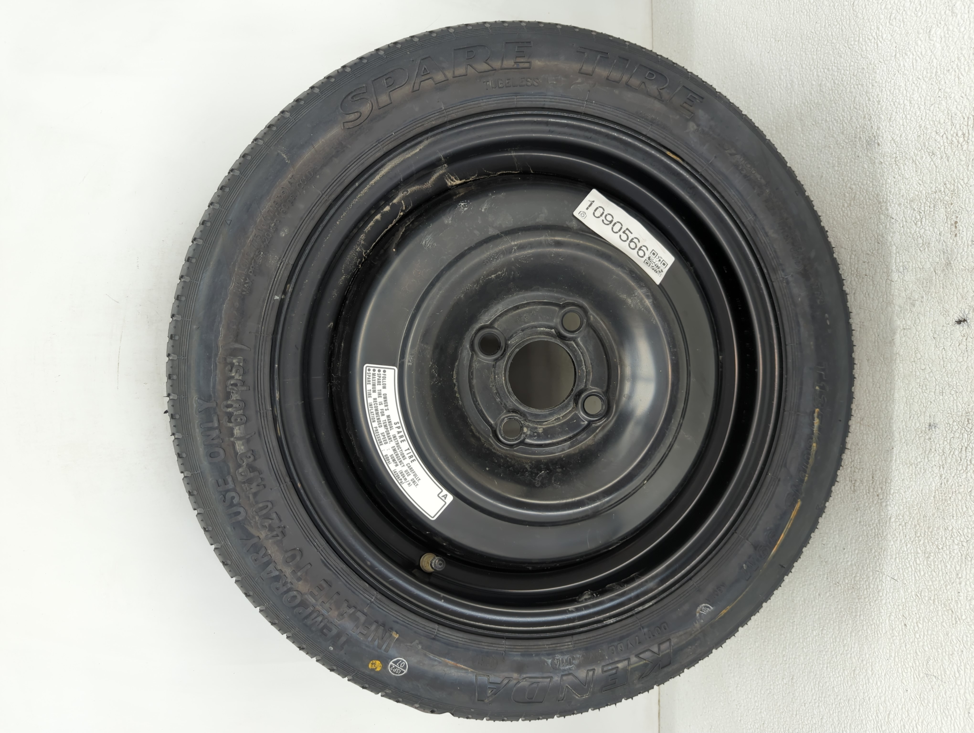 2012-2020 Honda Fit Spare Donut Tire Wheel Rim Oem 1090566 - Oemusedautoparts1.com