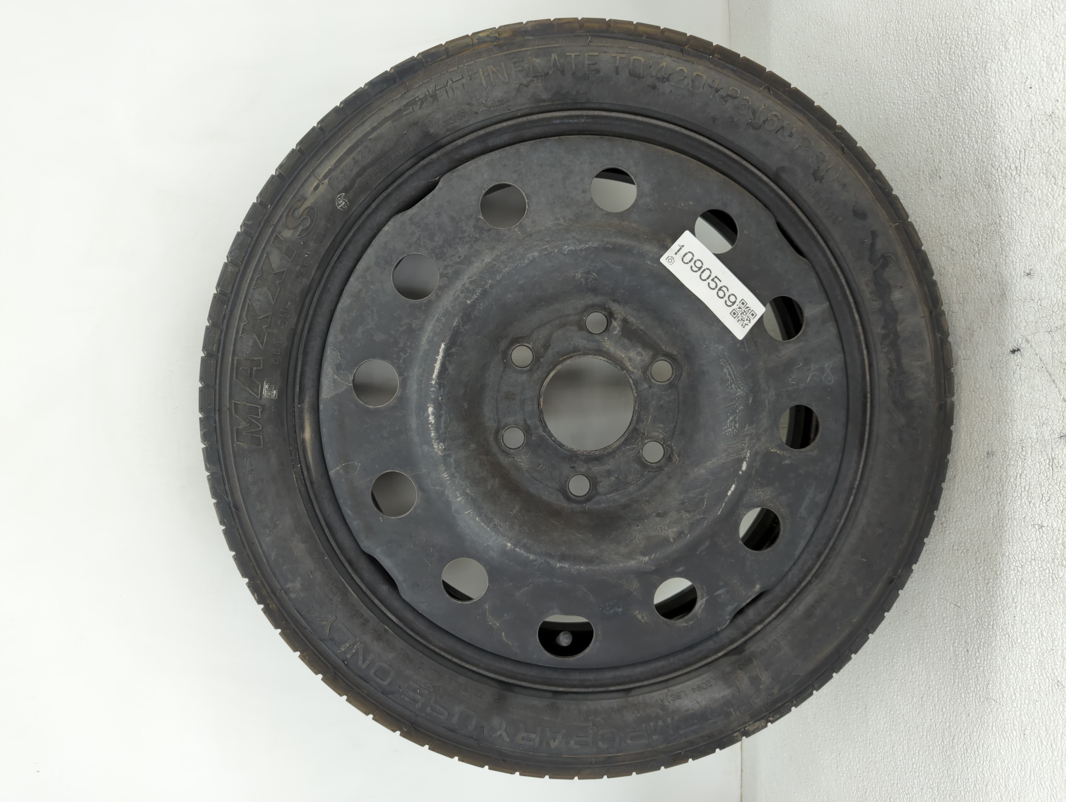 2015-2017 Chevrolet Traverse Spare Donut Tire Wheel Rim Oem 1090569 - Oemusedautoparts1.com
