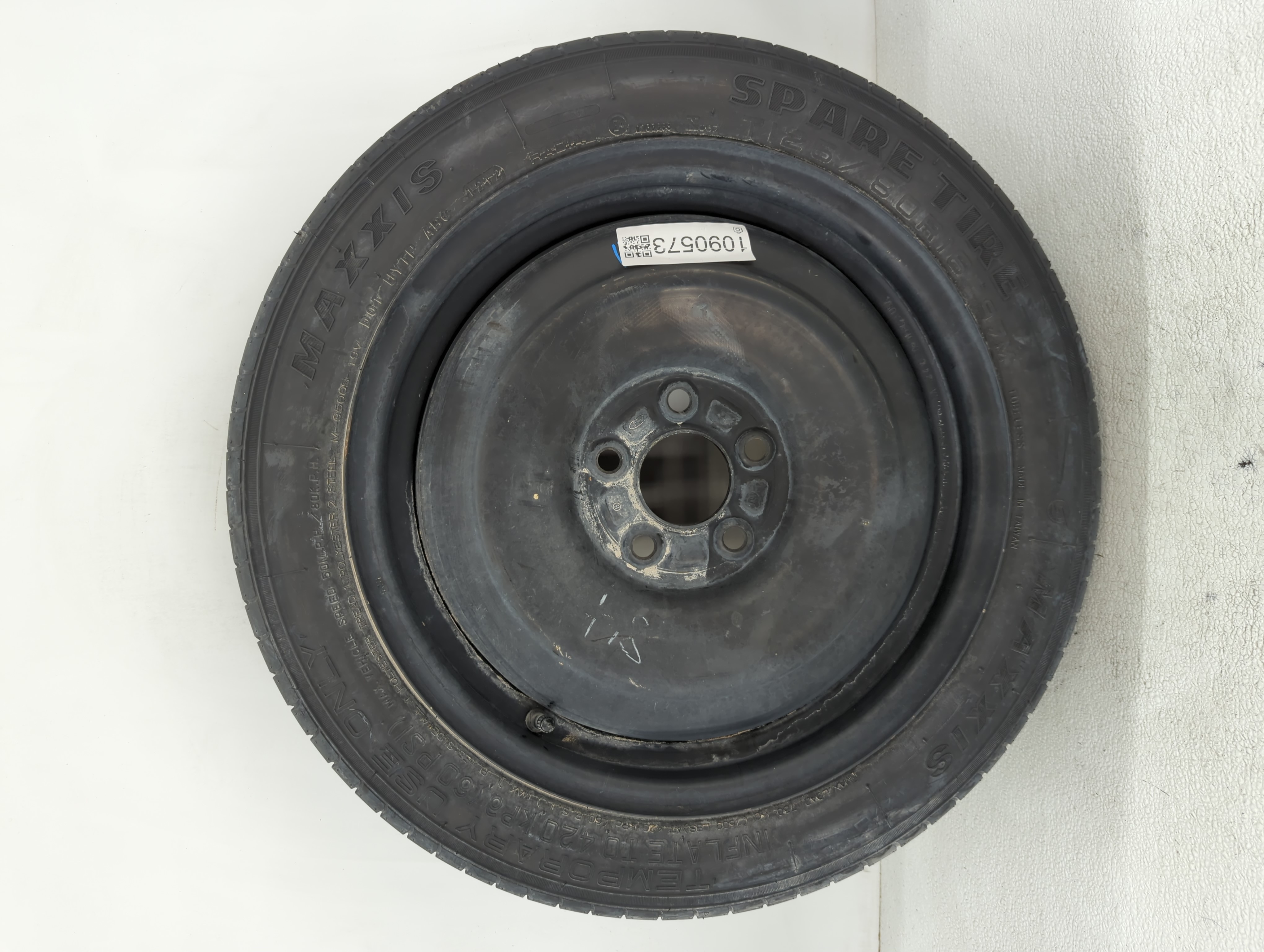 Picture of 2012-2018 Ford Focus Spare Donut Tire Wheel Rim Oem 1090573