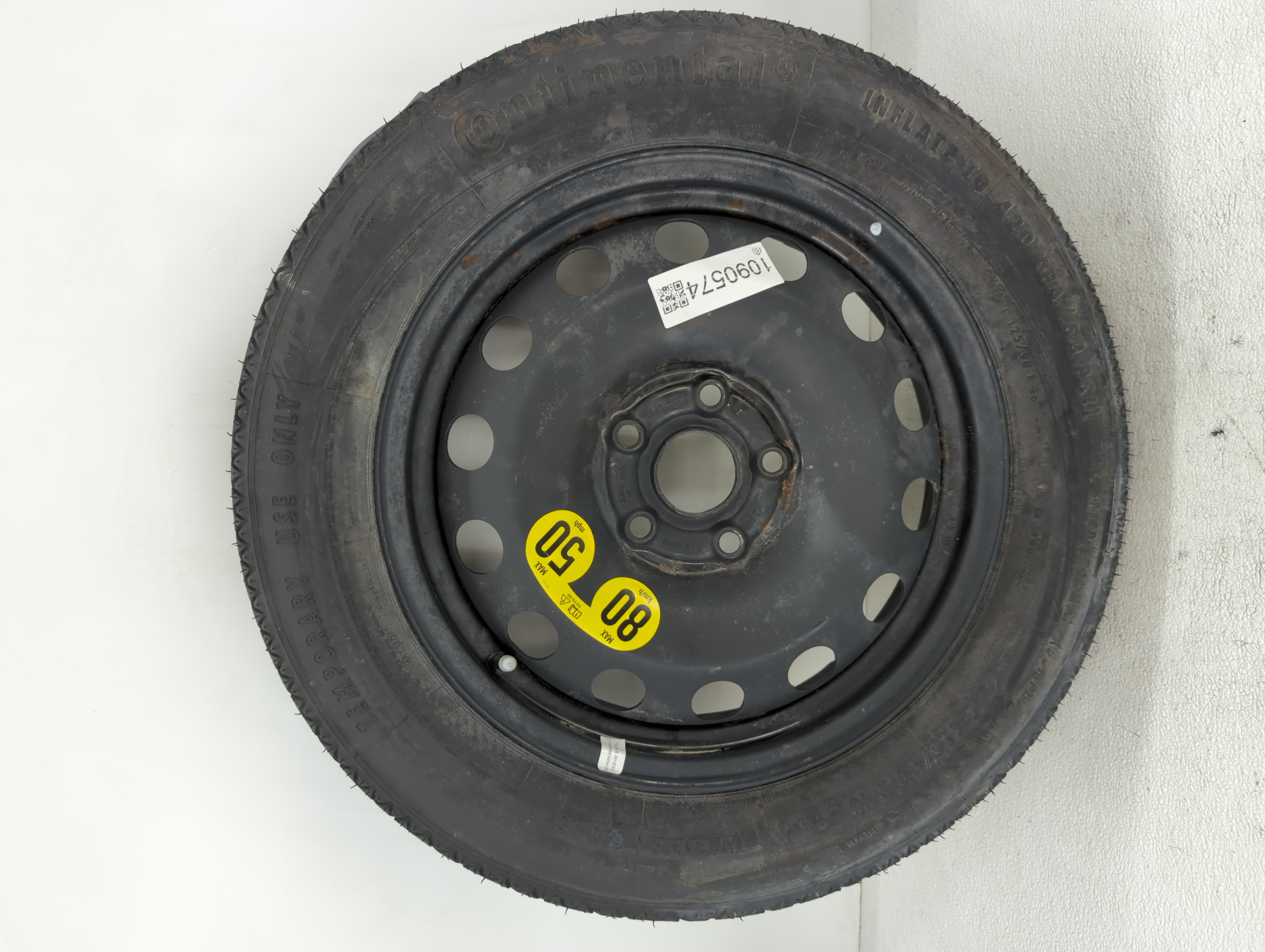 Picture of 2012-2018 Volkswagen Jetta Spare Donut Tire Wheel Rim Oem 1090574