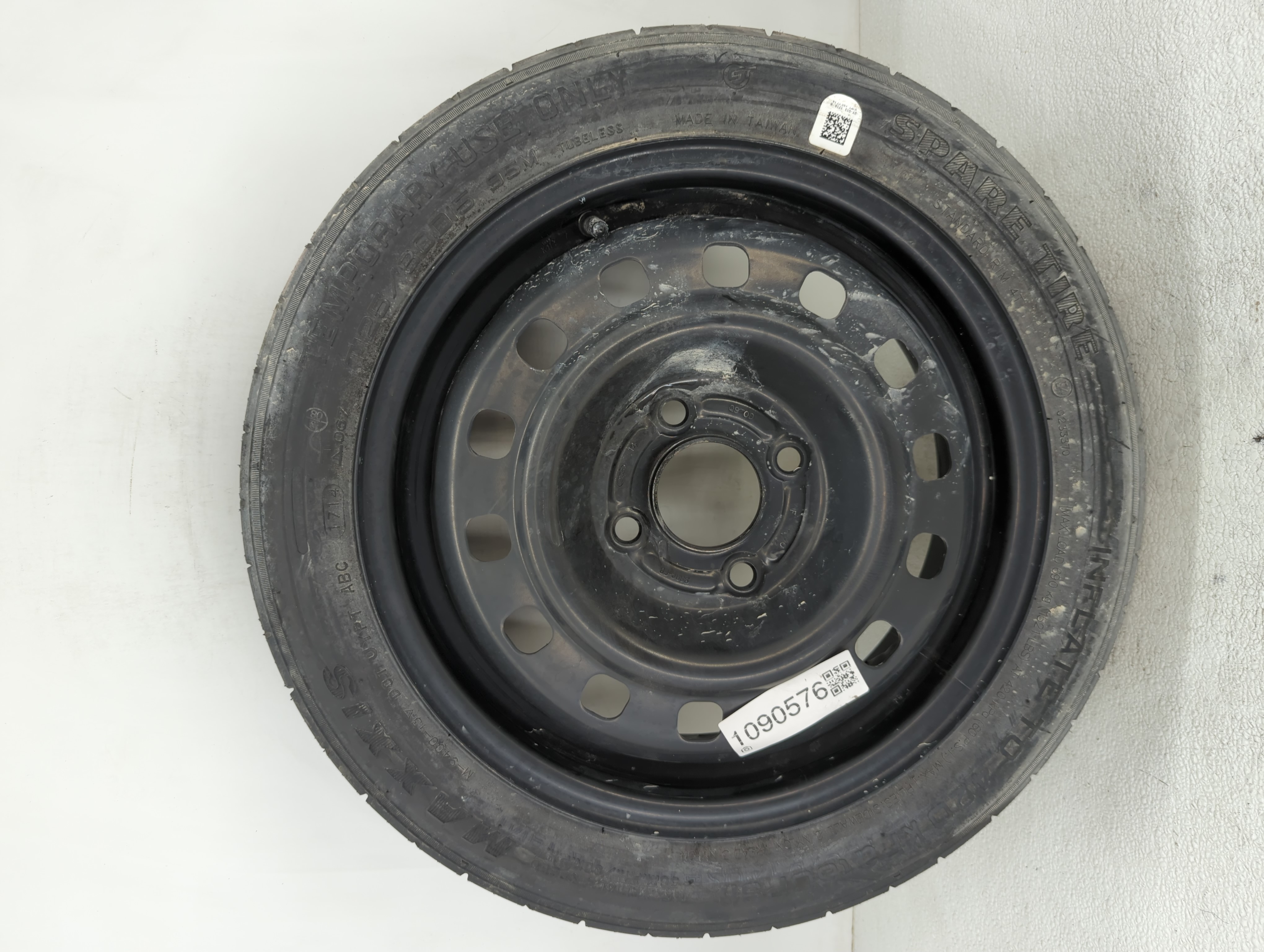 2011-2019 Ford Fiesta Spare Donut Tire Wheel Rim Oem 1090576 - Oemusedautoparts1.com