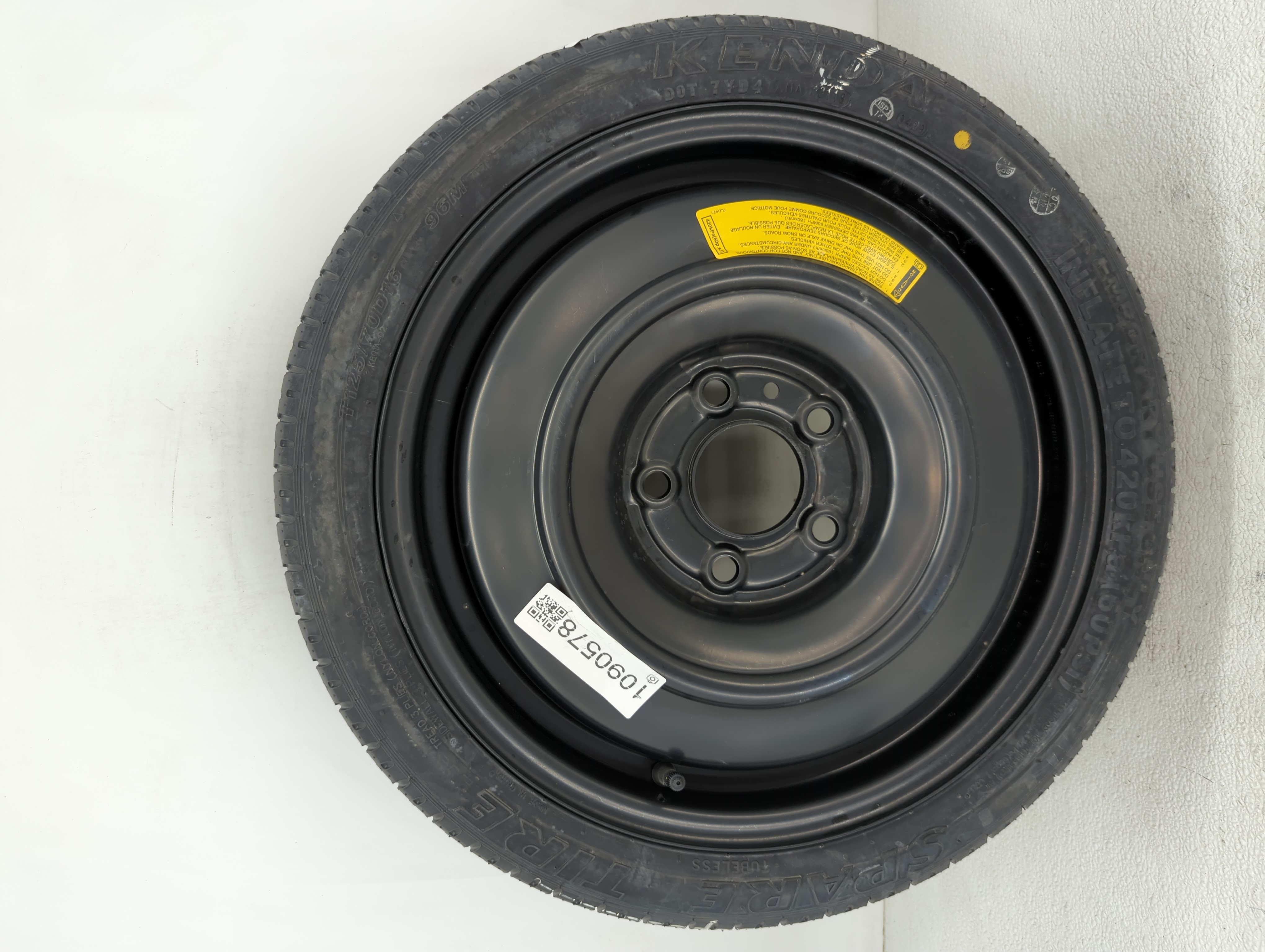 2014-2018 Mazda 3 Spare Donut Tire Wheel Rim Oem 1090578 - Oemusedautoparts1.com