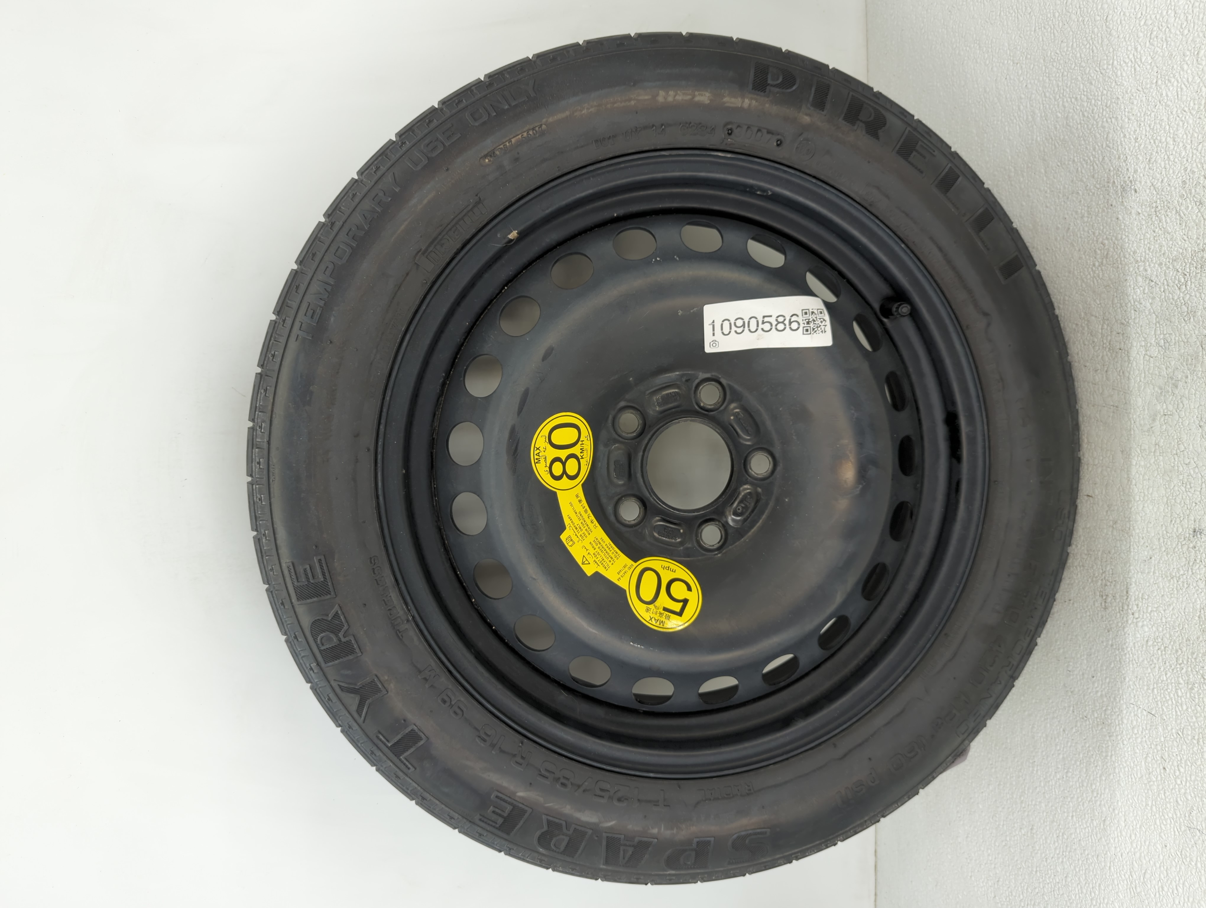 Picture of Volvo V40 Spare Donut Tire Wheel Rim Oem 1090586