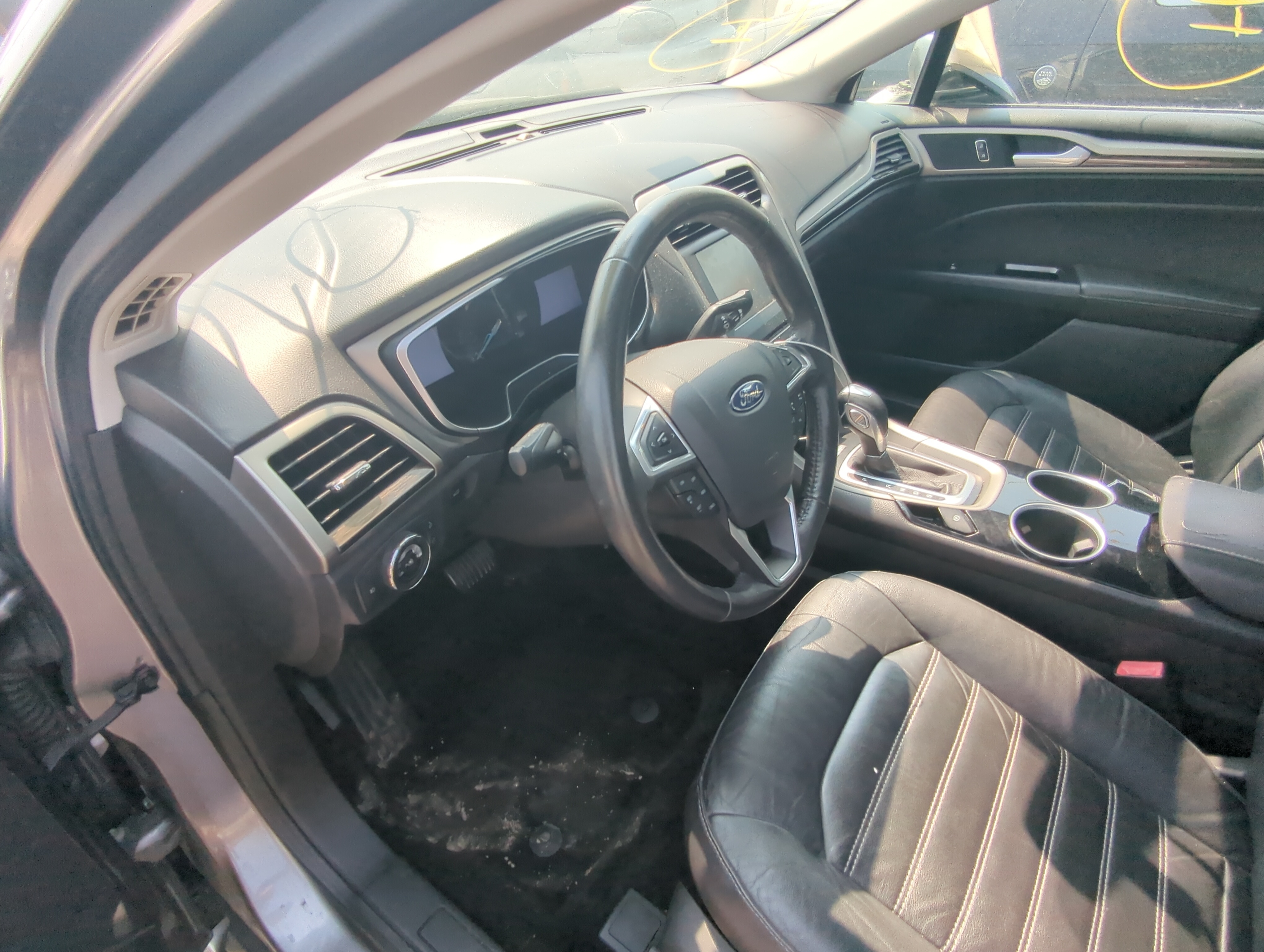 2013-2014 Ford Fusion Air Bag Driver Left Steering Wheel Mounted Black 1090630 - Oemusedautoparts1.com