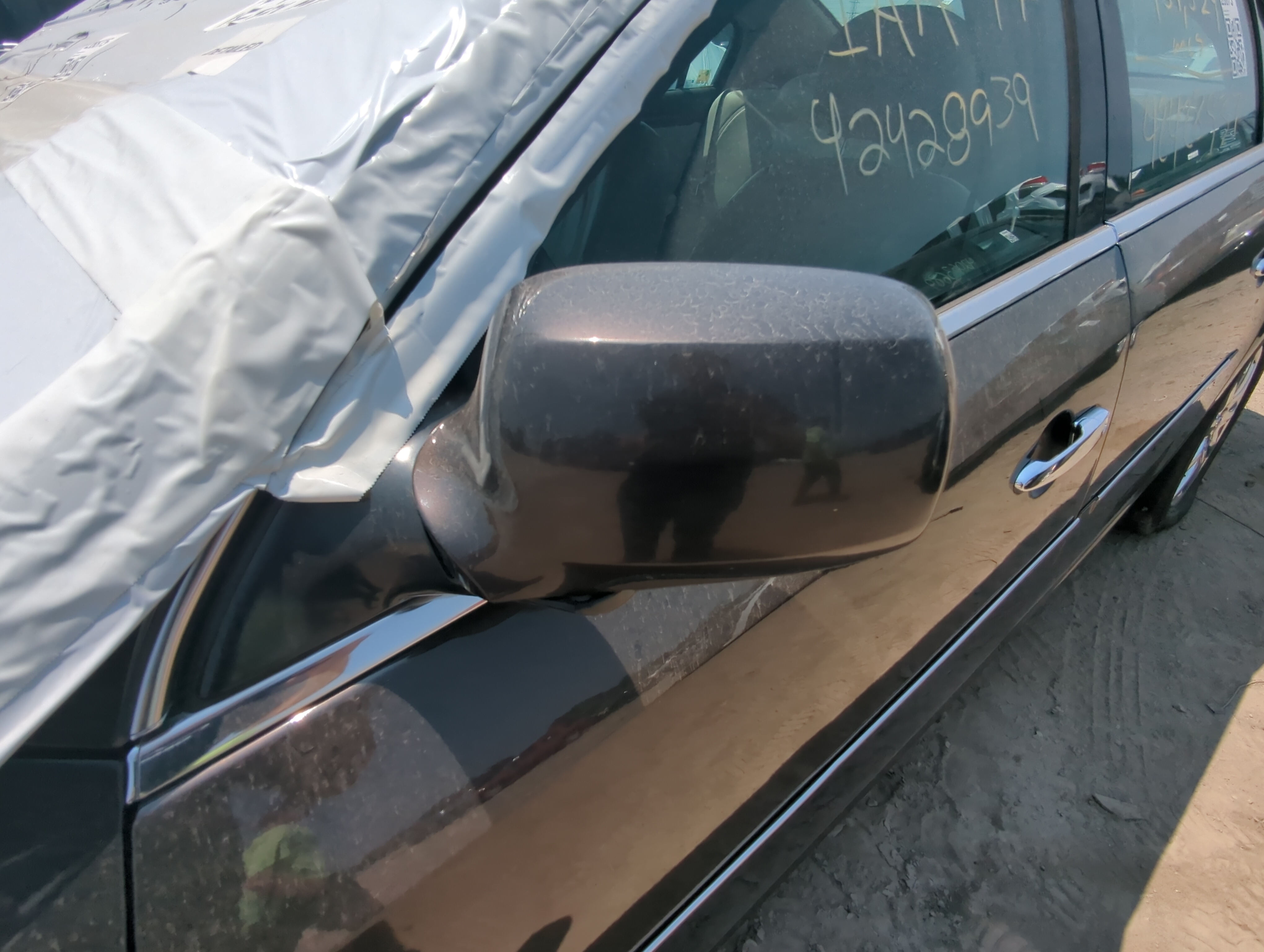 Picture of 2006-2008 Buick Lucerne Driver Left Side View Power Door Mirror Black 1090923