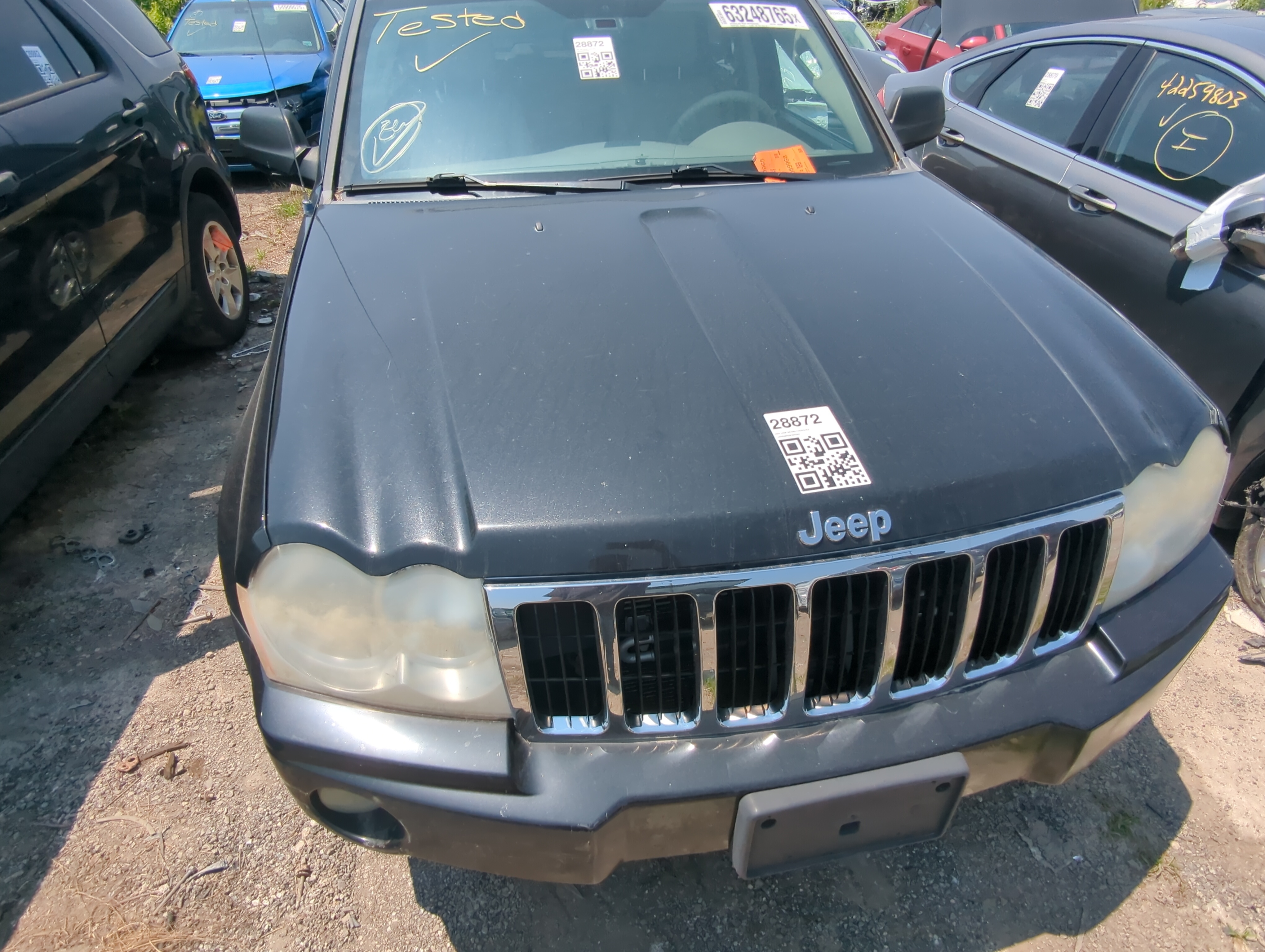 2005-2010 Jeep Grand Cherokee Hood Oem 1091258 - Oemusedautoparts1.com