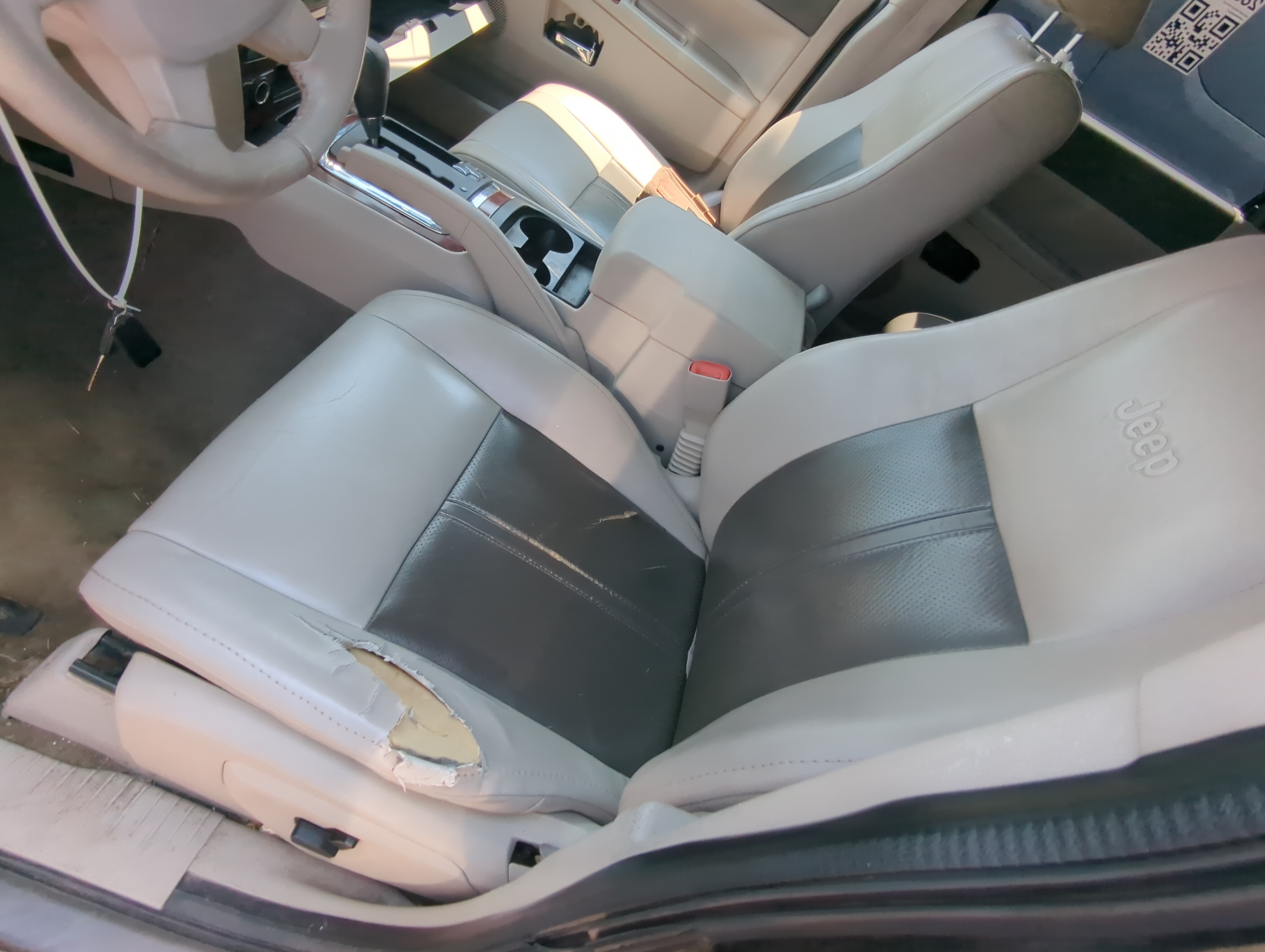 2005-2010 Jeep Grand Cherokee Driver Front Seat Oem Grey 1091271 - Oemusedautoparts1.com