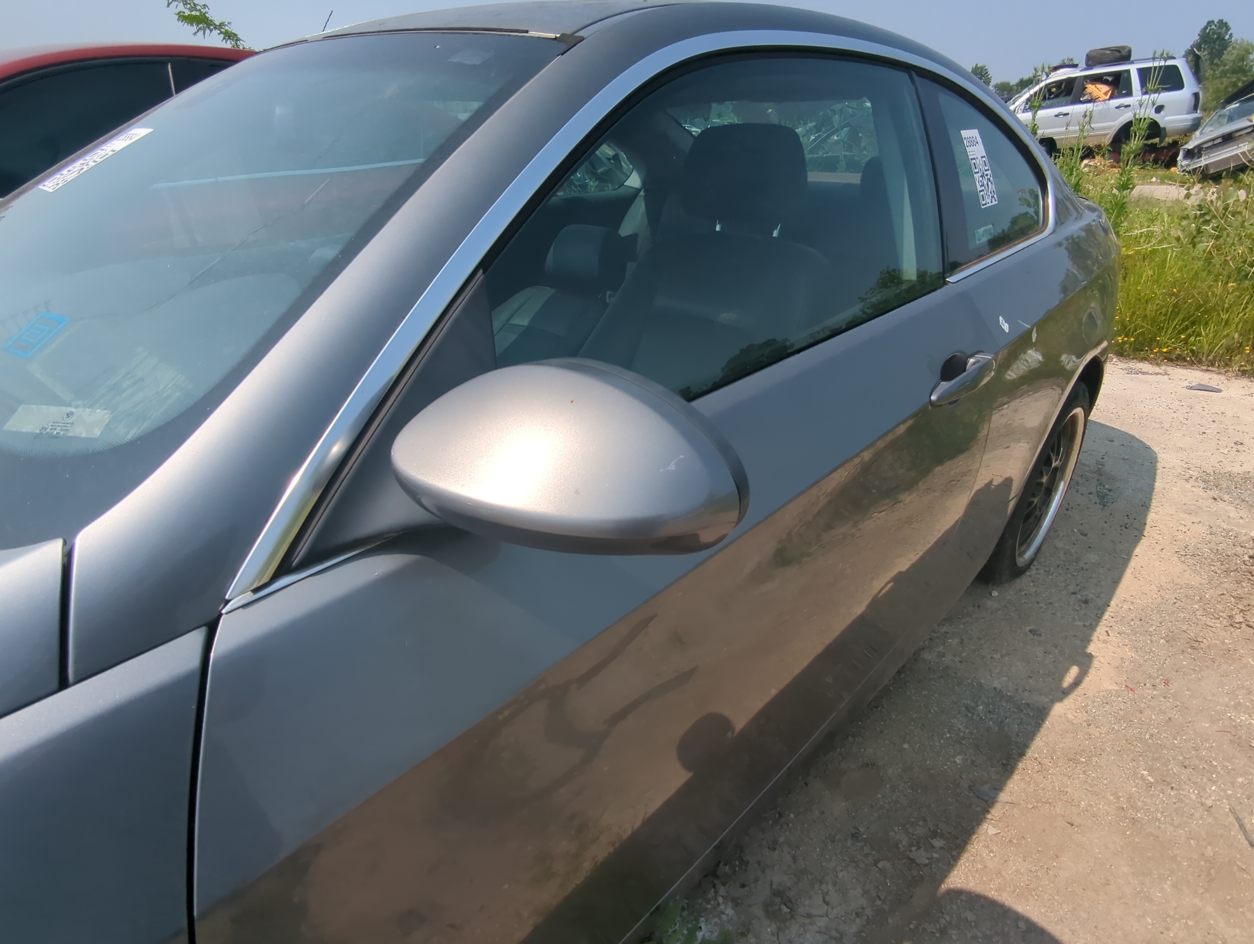 Picture of Bmw 328i Xdrive Driver Left Side View Power Door Mirror Dark Grey 1091427