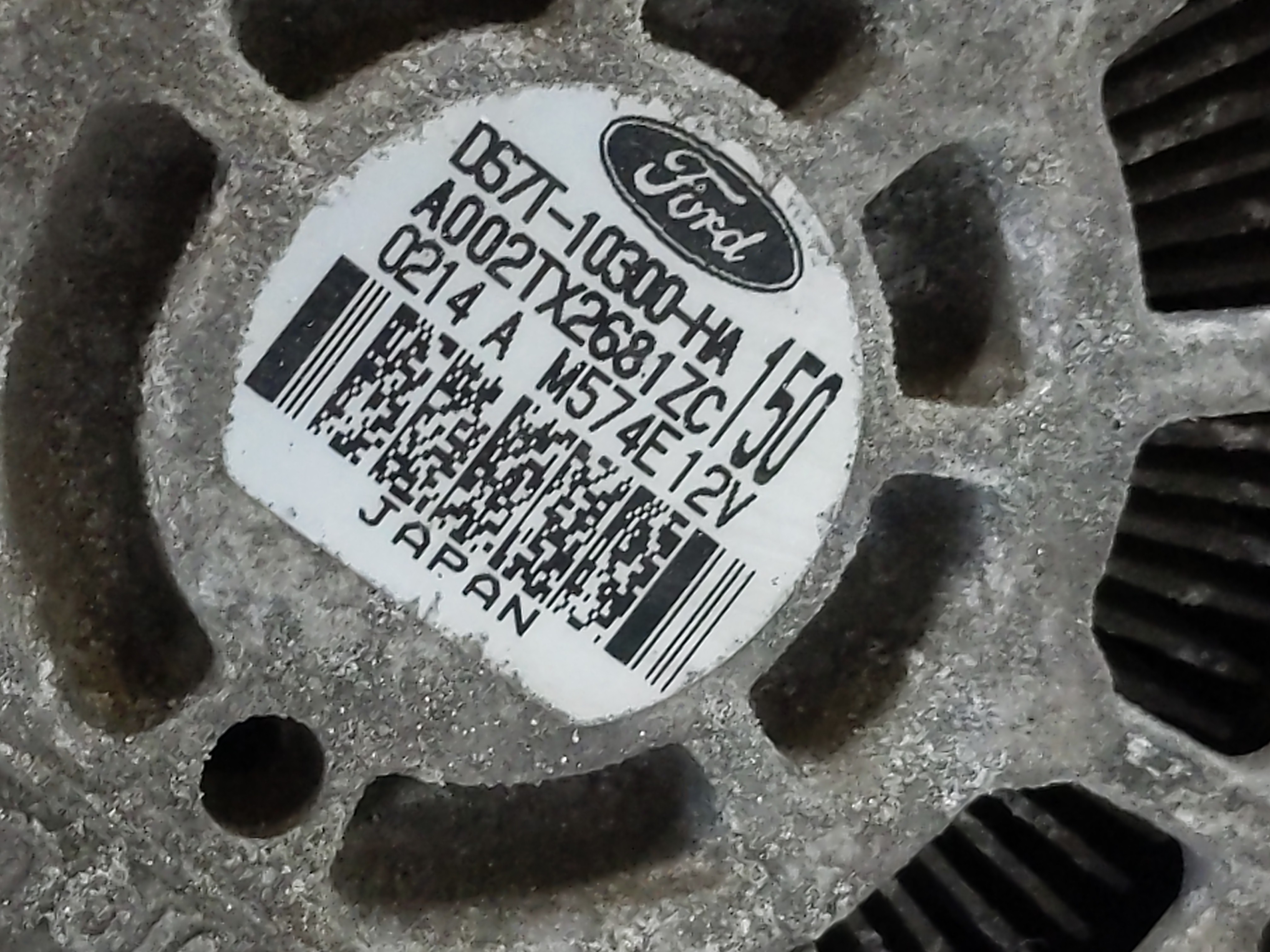 2013-2020 Ford Fusion Alternator Generator Charging Assembly Engine Oem 1091857 - Oemusedautoparts1.com